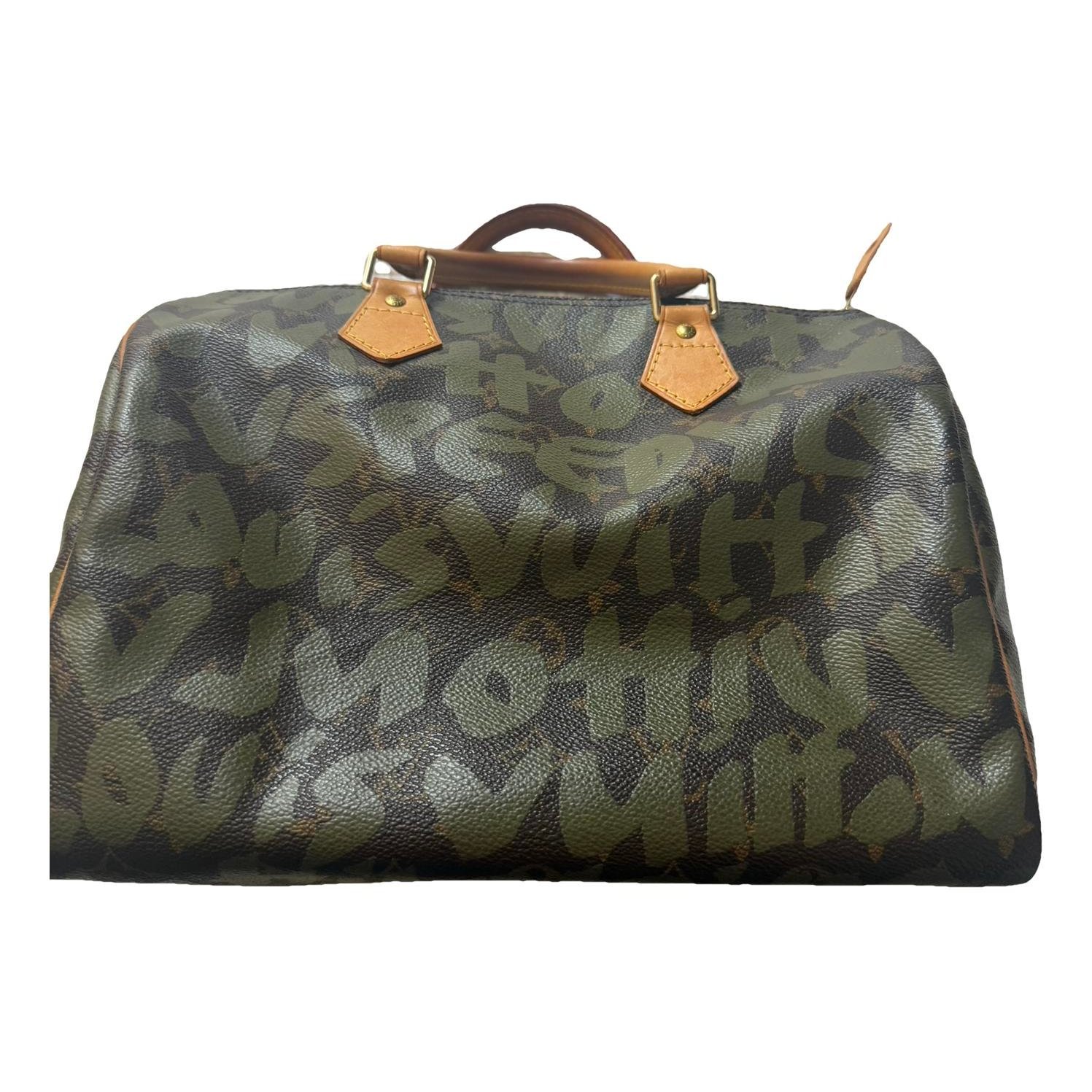 Speedy leather handbag