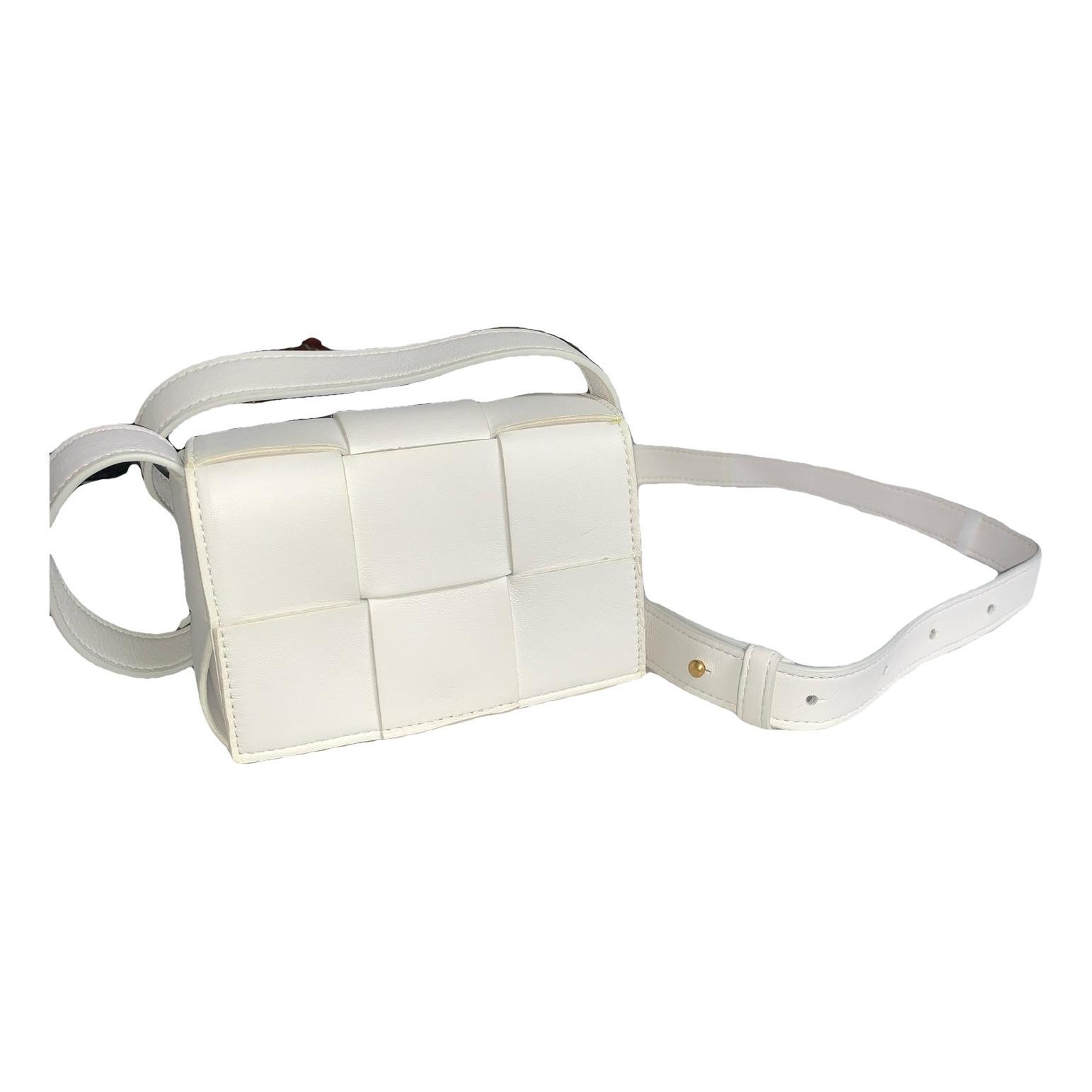 Cassette leather handbag