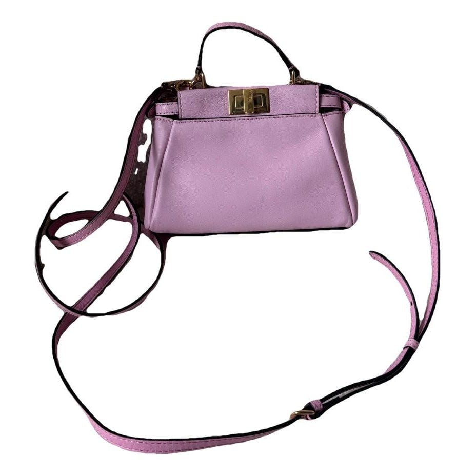 Peekaboo leather handbag