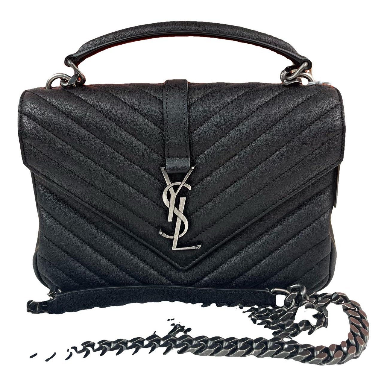 Collége monogramme leather handbag