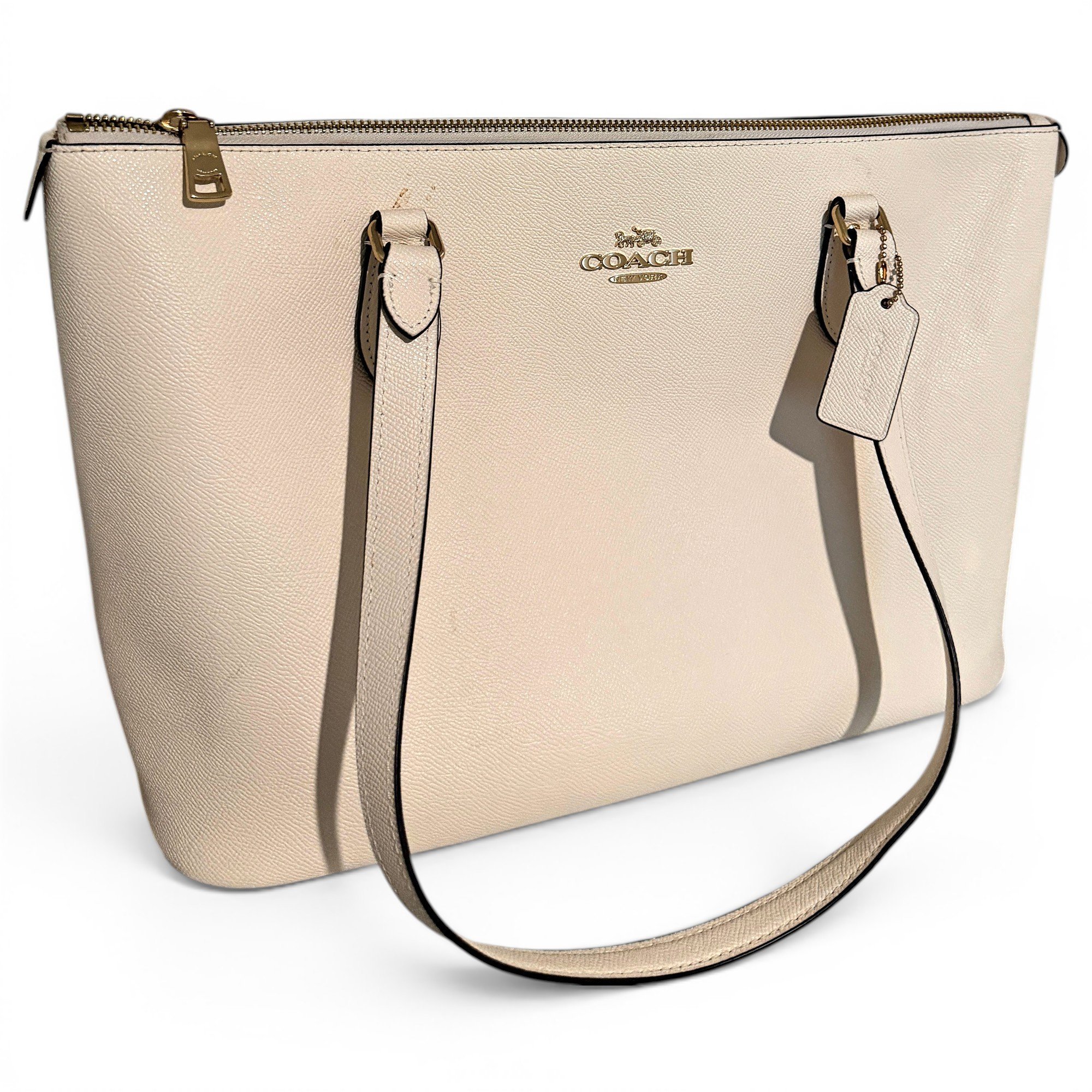 CITY ZIP TOTE leather handbag