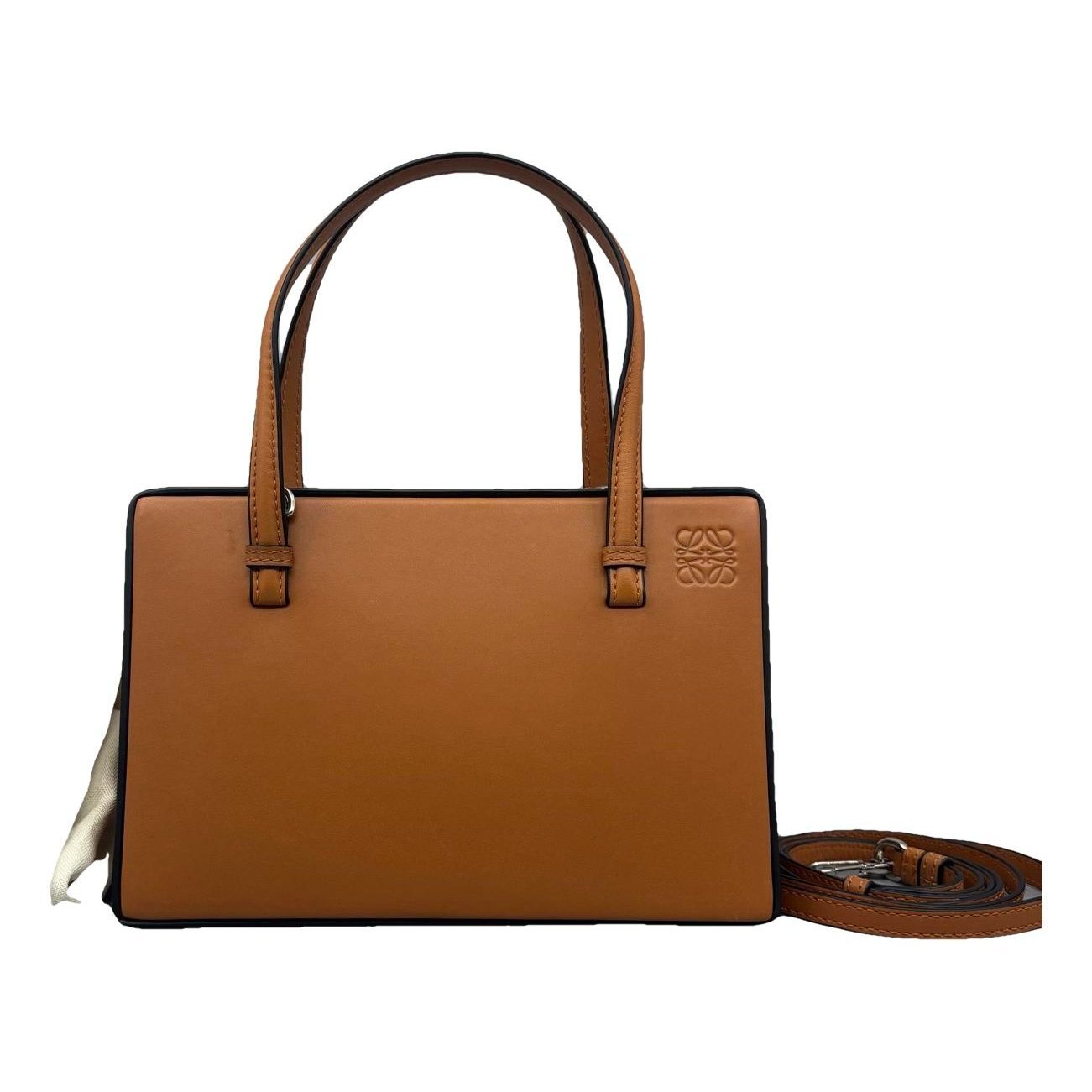Postal leather handbag