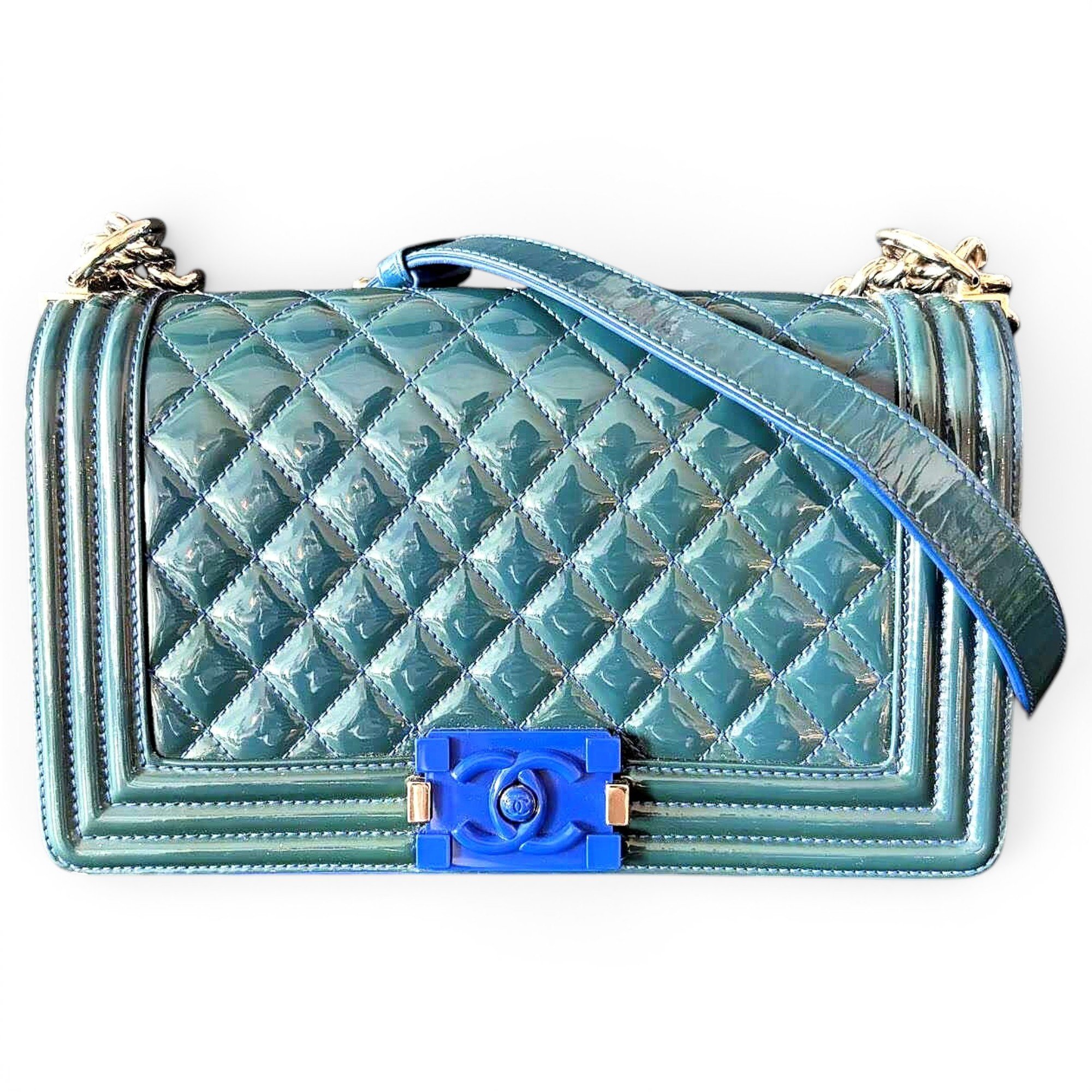 Boy patent leather handbag