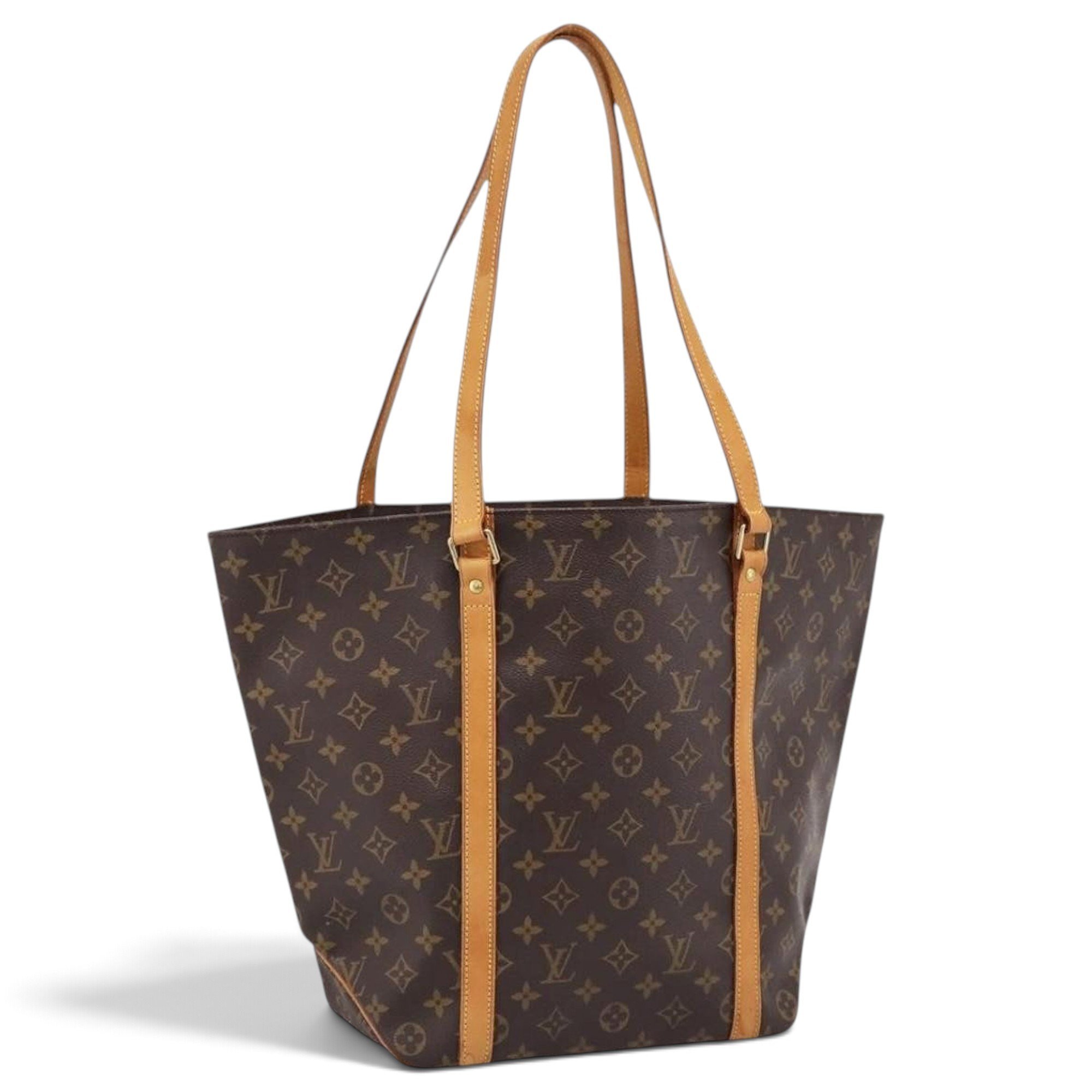 Shopping leather tote