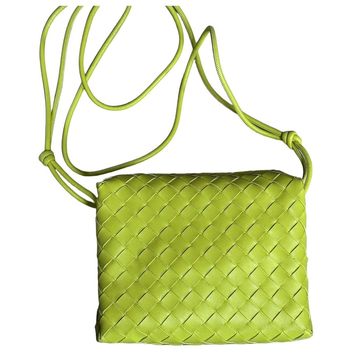 Loop leather handbag