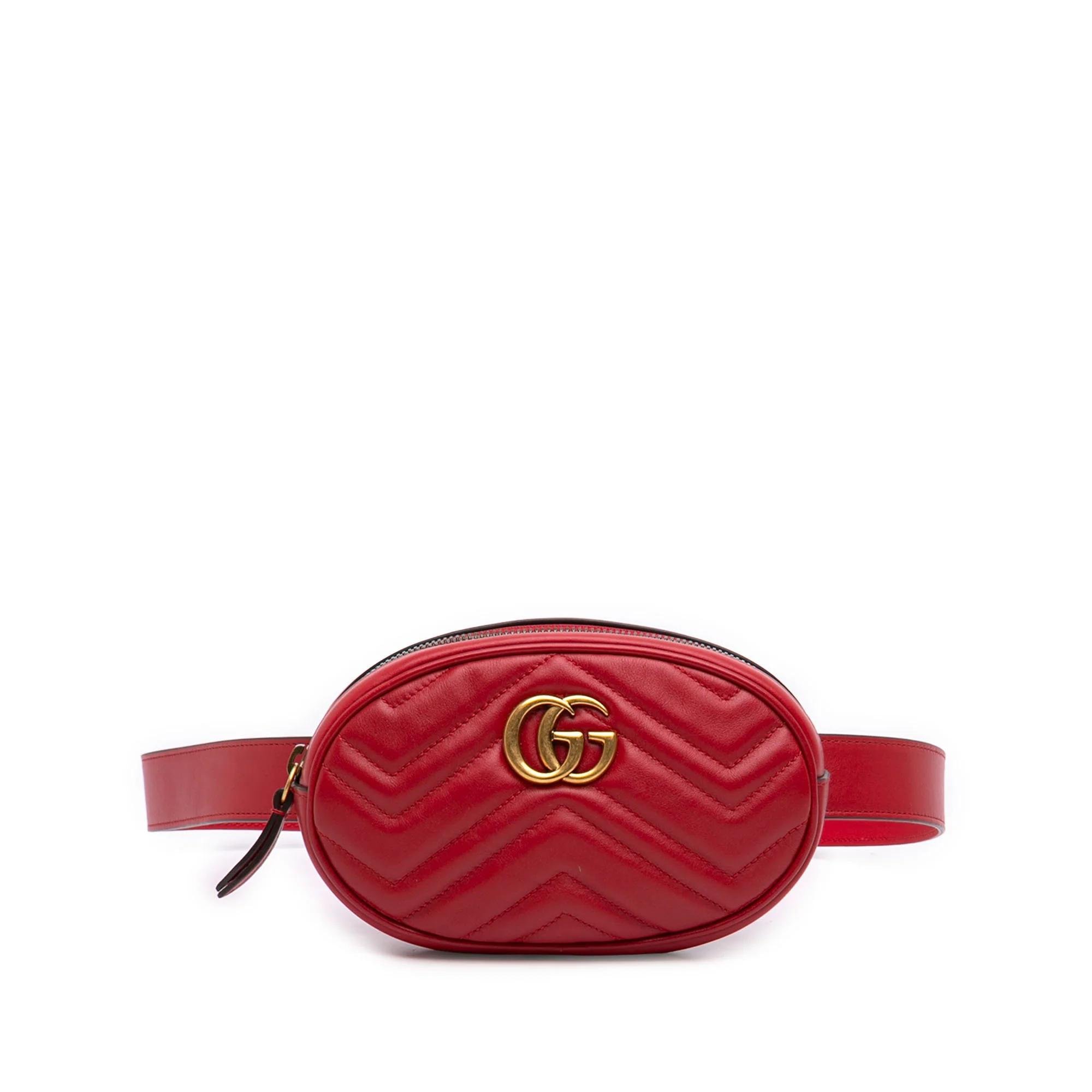 GG Marmont pony-style calfskin handbag