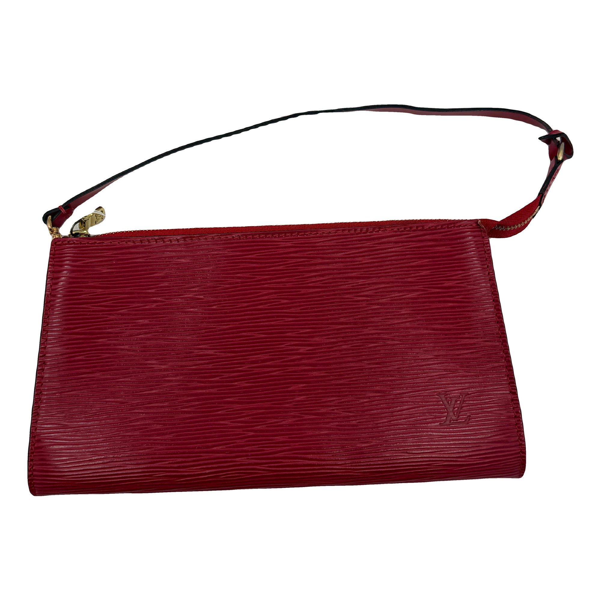 Pochette Accessoire leather handbag