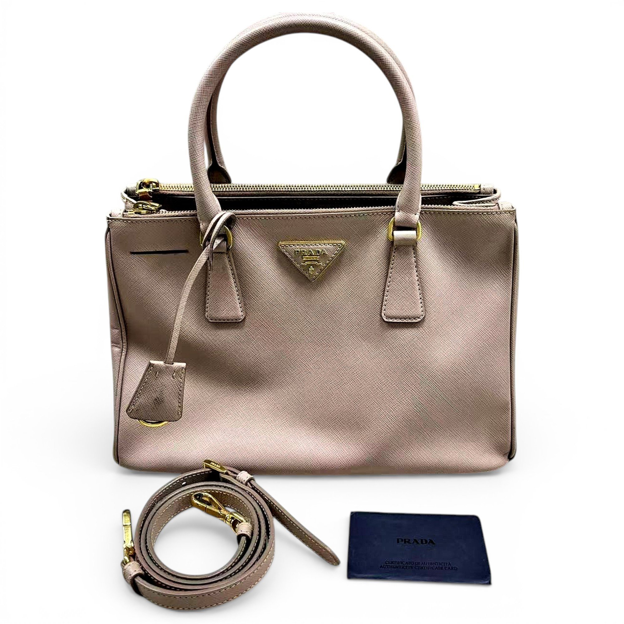 Galleria leather handbag