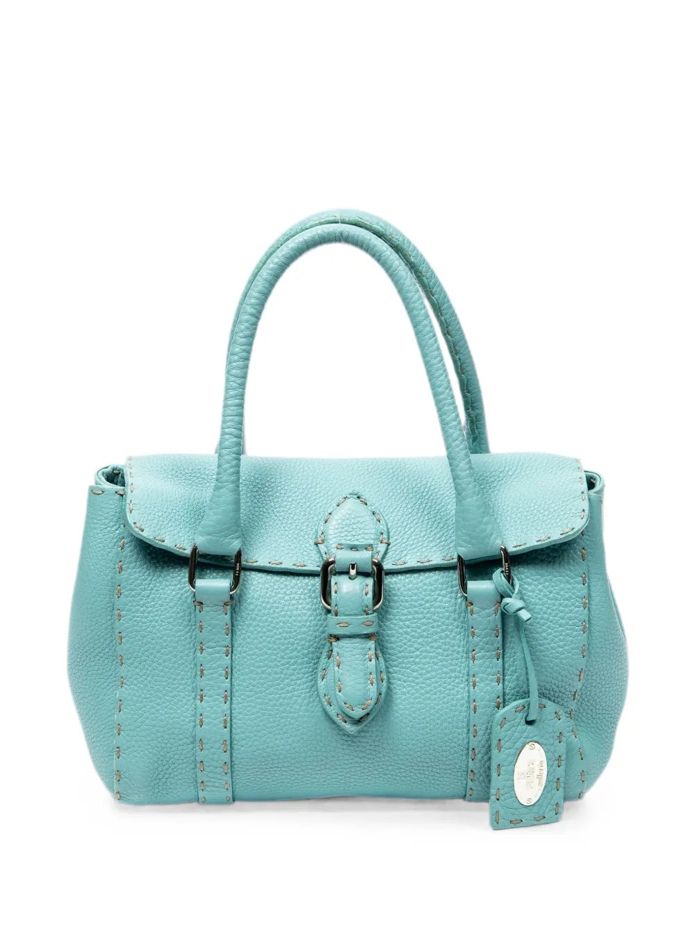 mini Linda leather tote bag