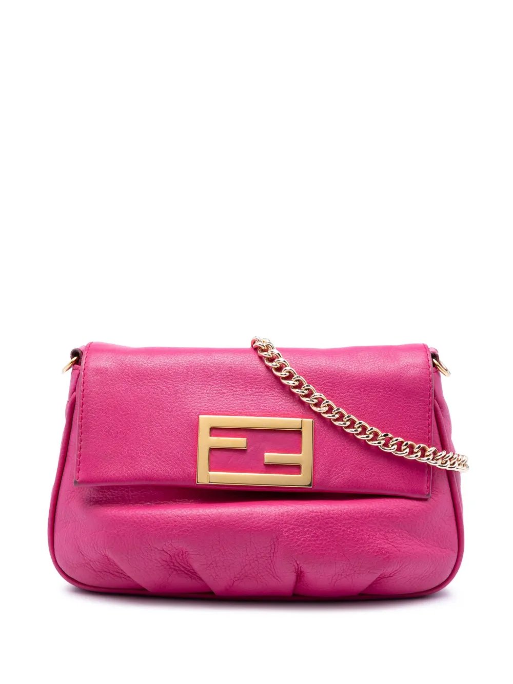 2010-2026 Leather Fendista Pochette crossbody bag