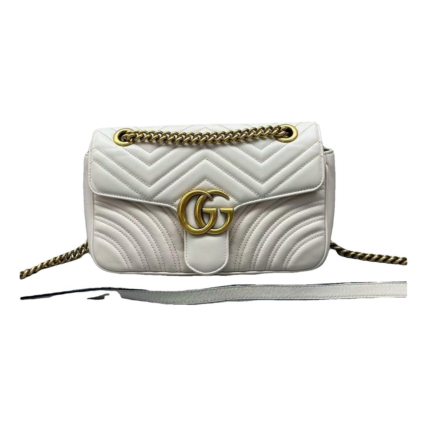 GG Marmont Flap leather handbag