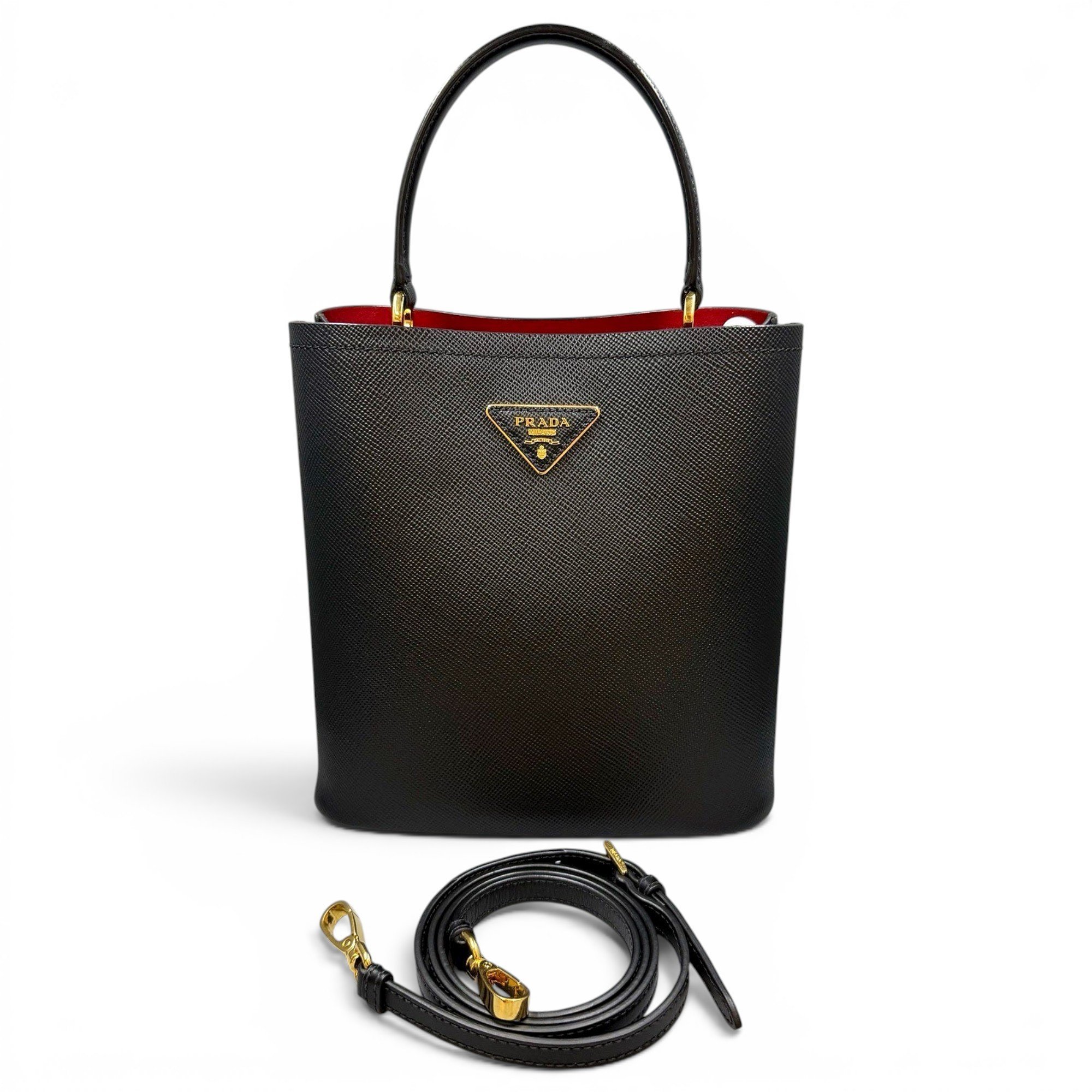 Panier leather handbag