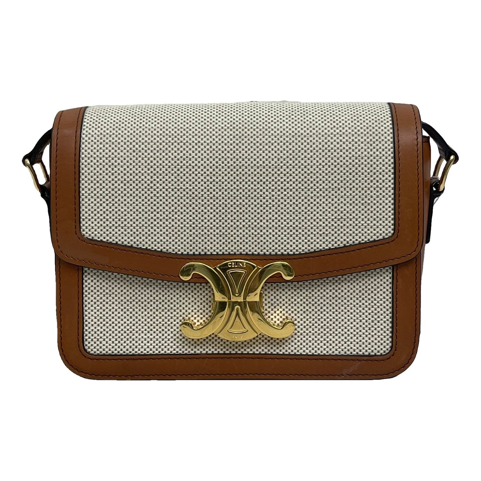 Triomphe cloth handbag