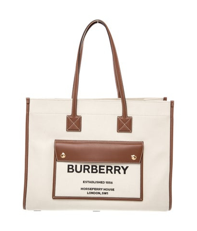 Burberry Canvas Freya Tote