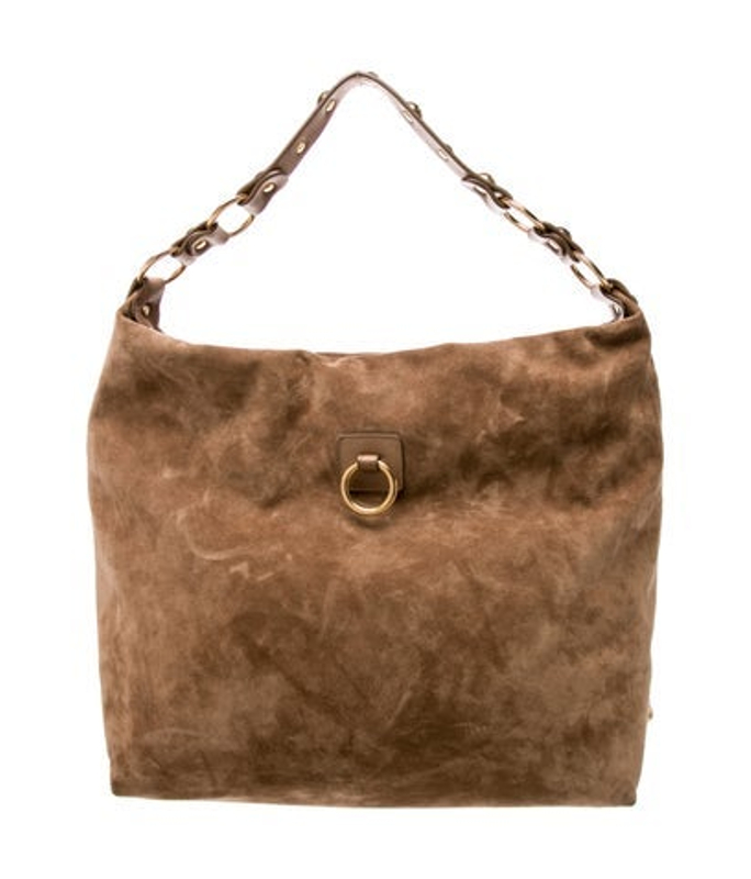 Lanvin Suede Hobo