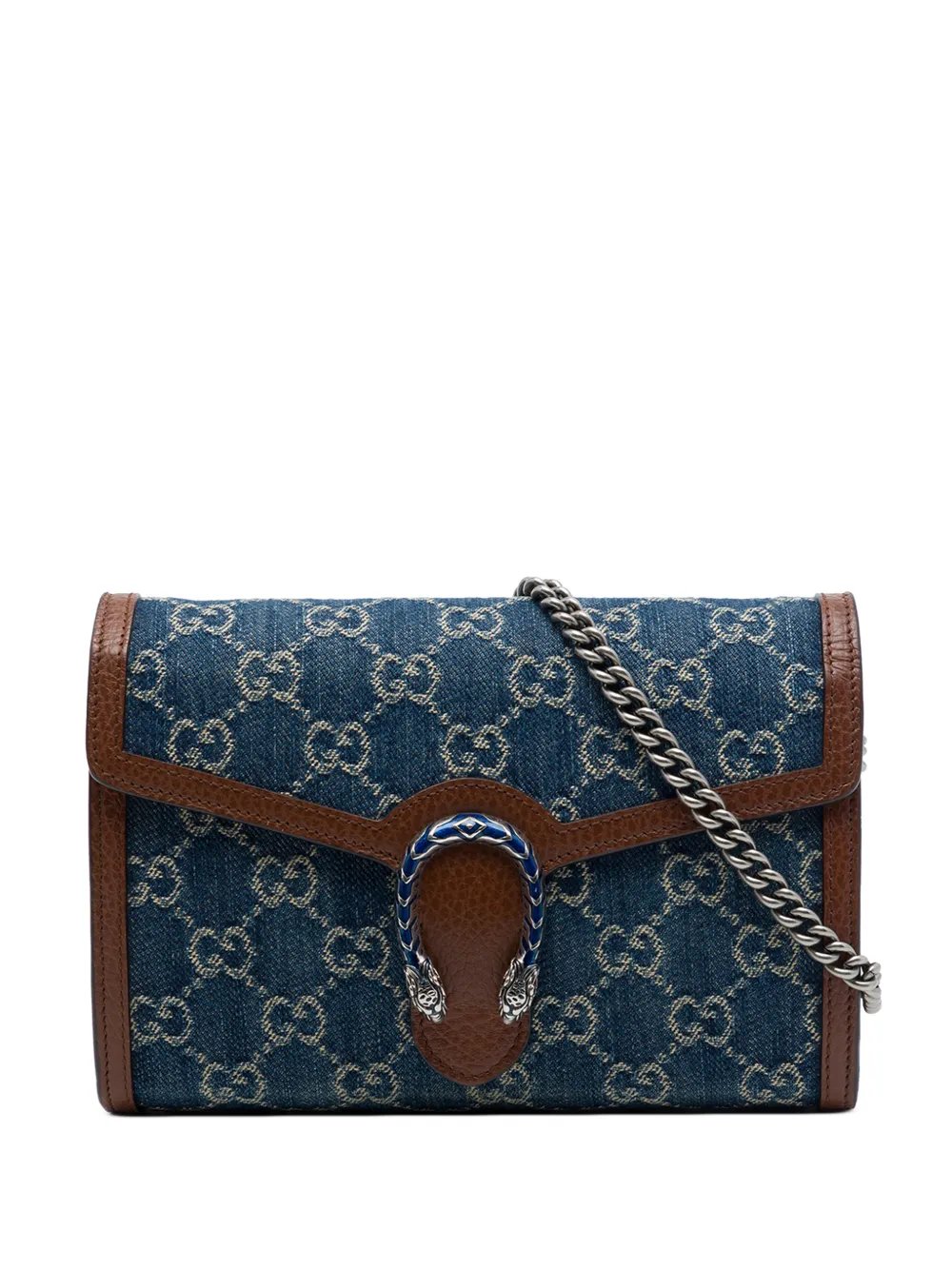 2016-2026 GG Denim Dionysus Wallet on Chain crossbody bag