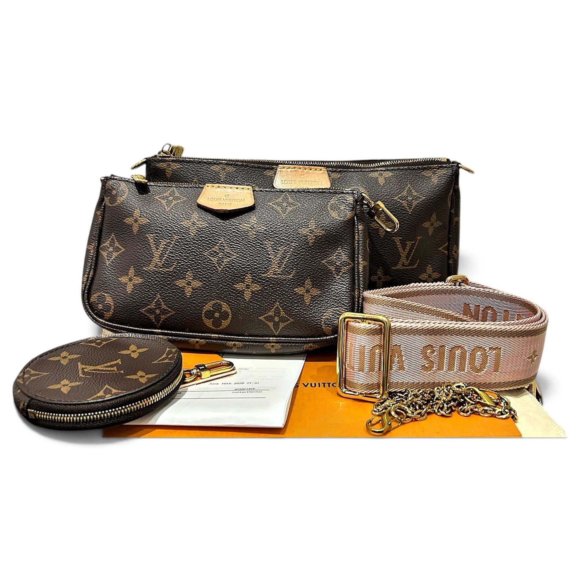 Multi Pochette Accessoires leather handbag