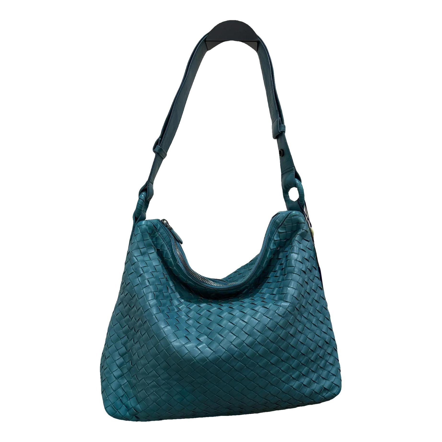 Parachute leather crossbody bag