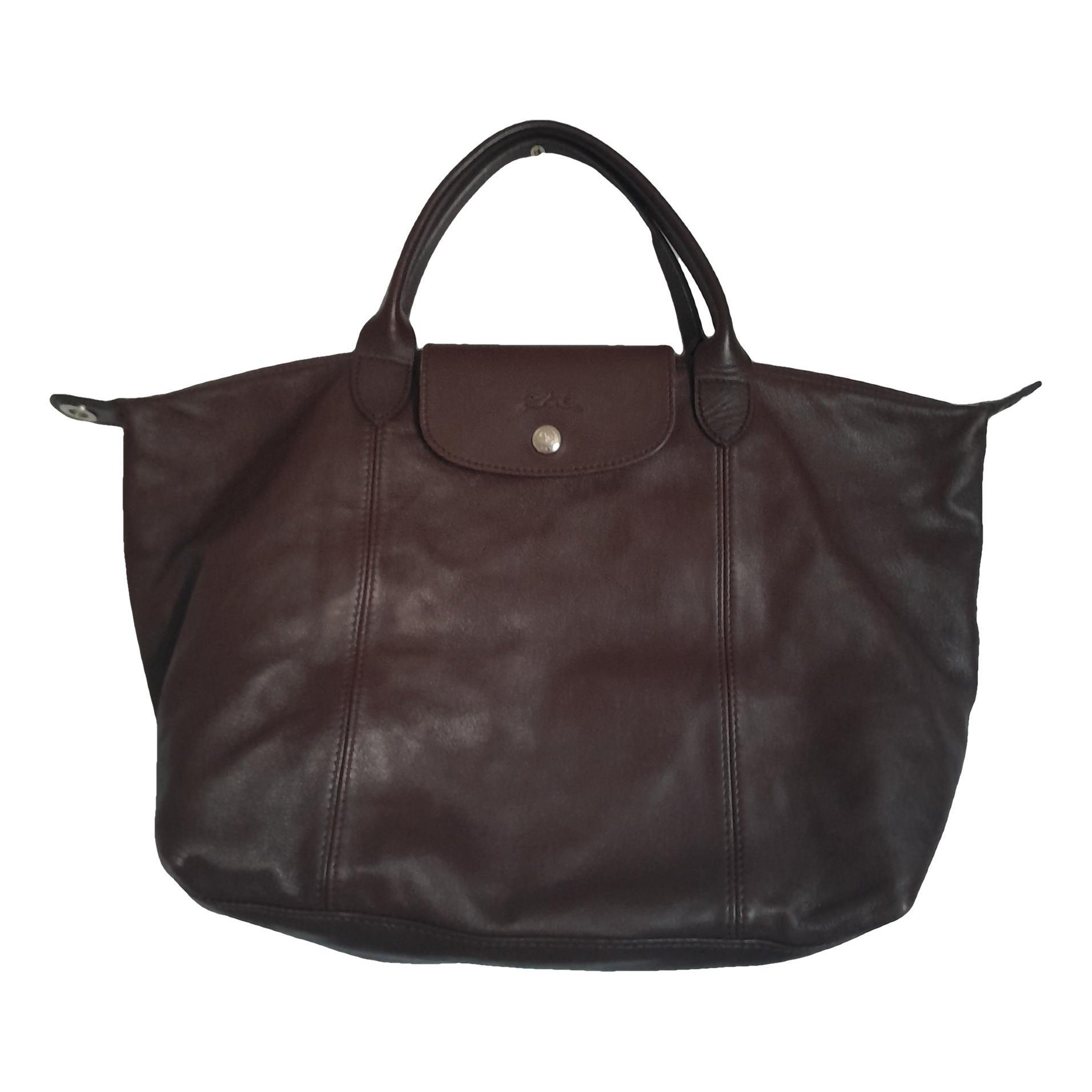 Pliage leather tote