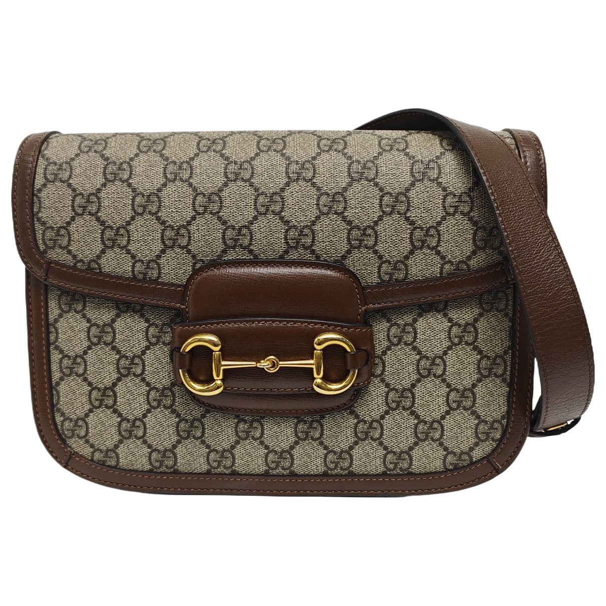 Handle Horsebit 1955 leather crossbody bag
