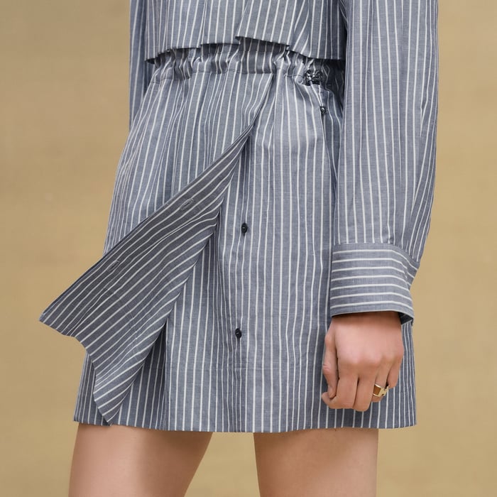 Bleu Denim Short Dress