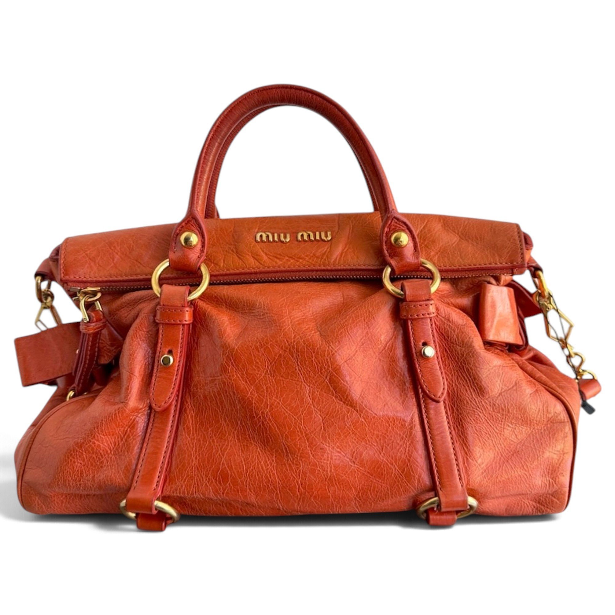 Miu Miu Bow bag leather handbag