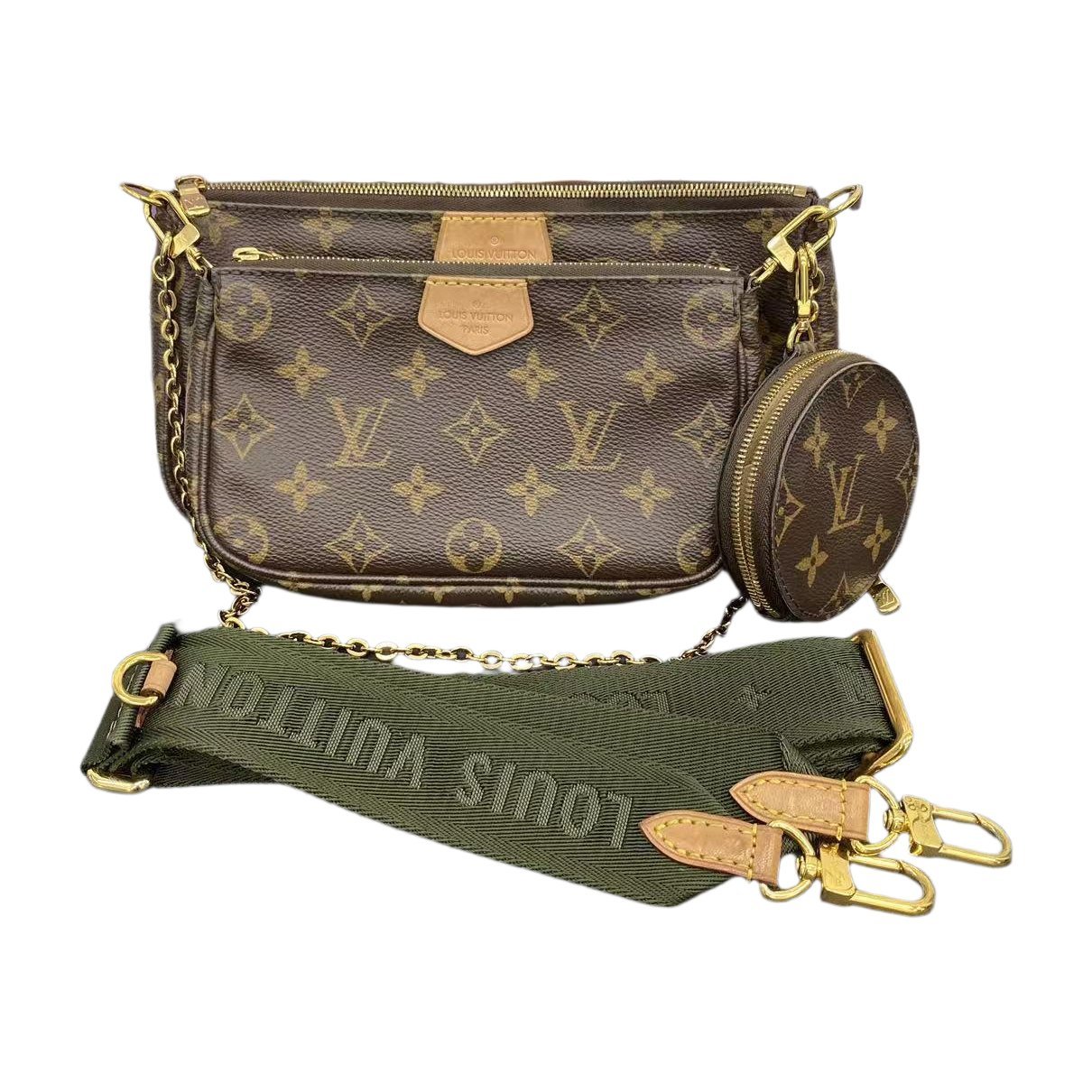 Multi Pochette Accessoires leather handbag