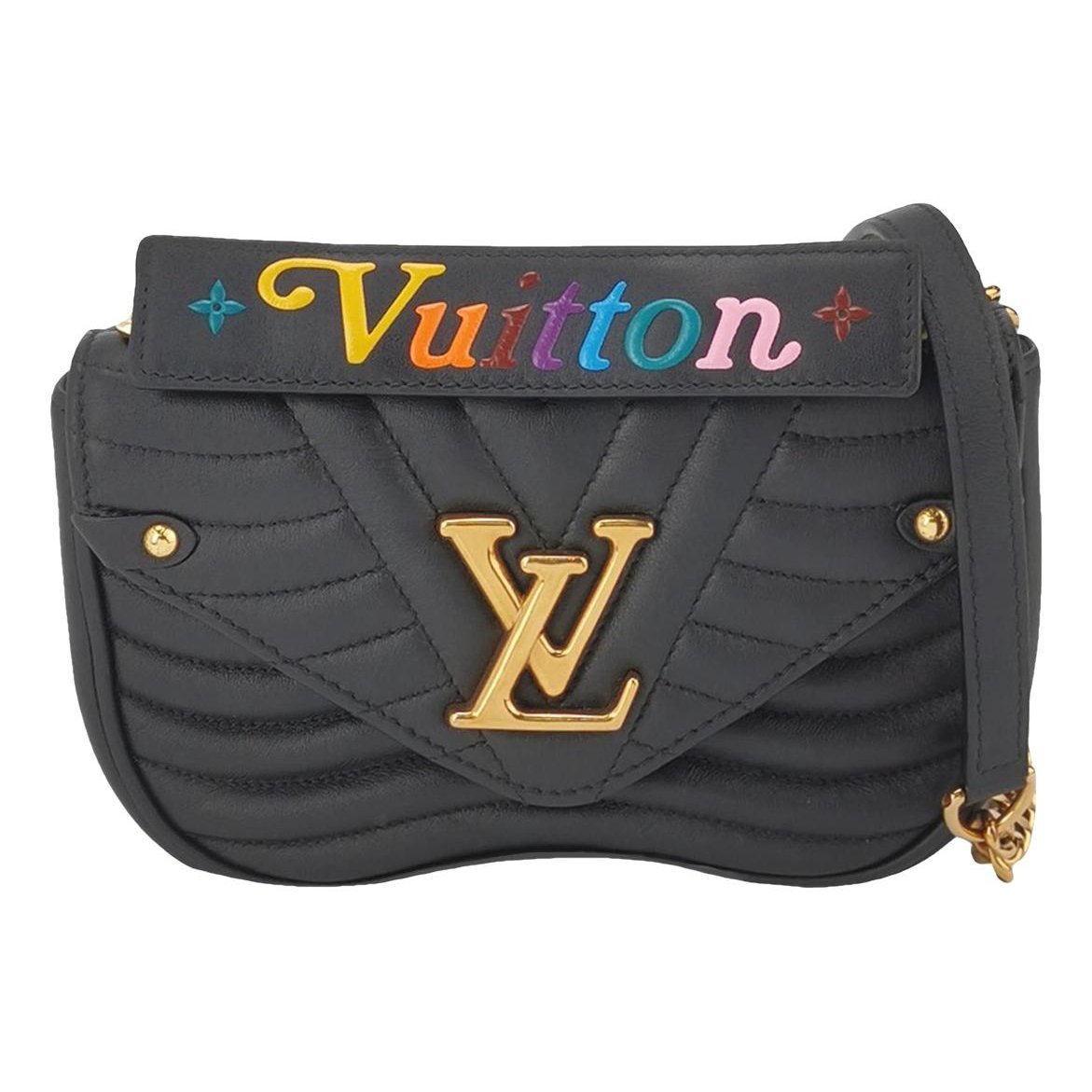 New Wave leather handbag