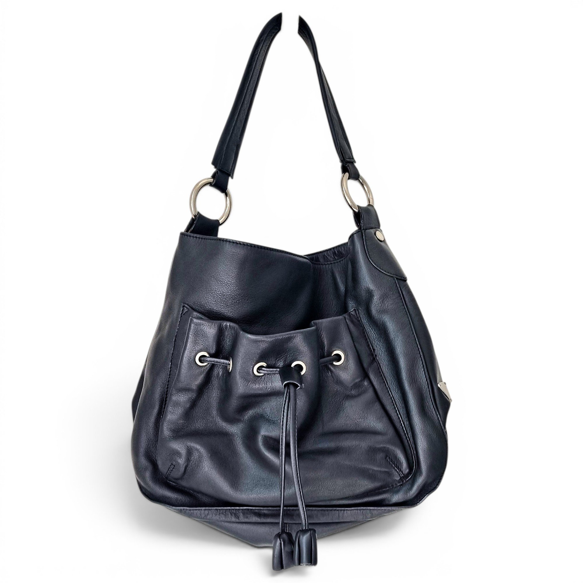 Leather handbag