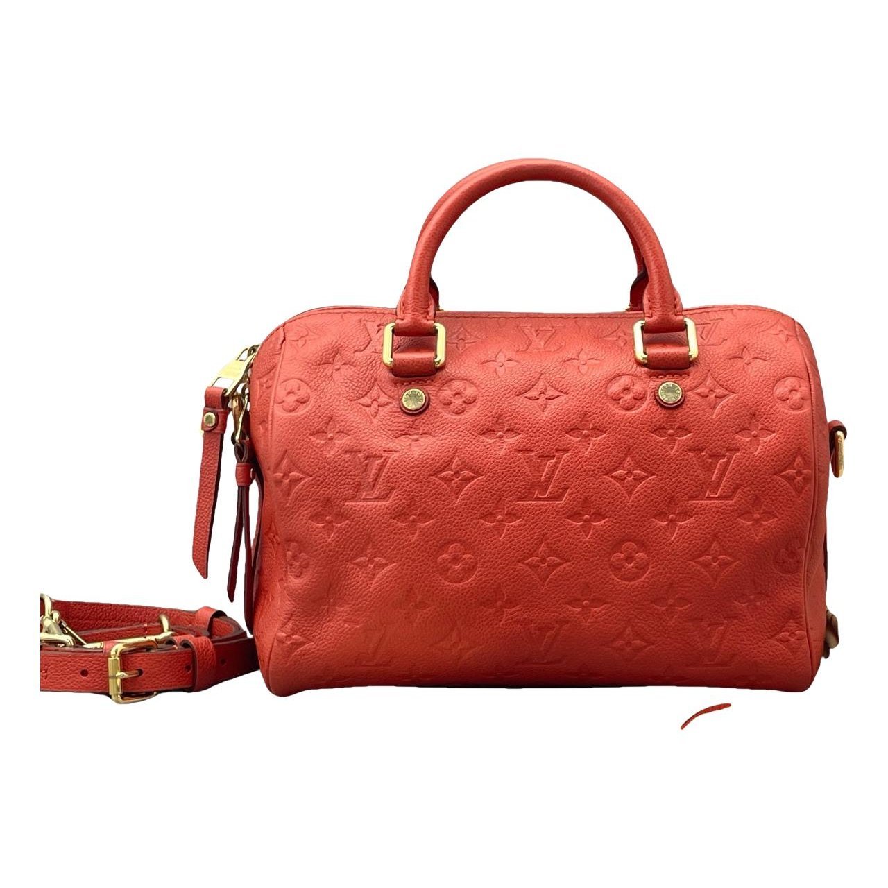 Speedy leather handbag
