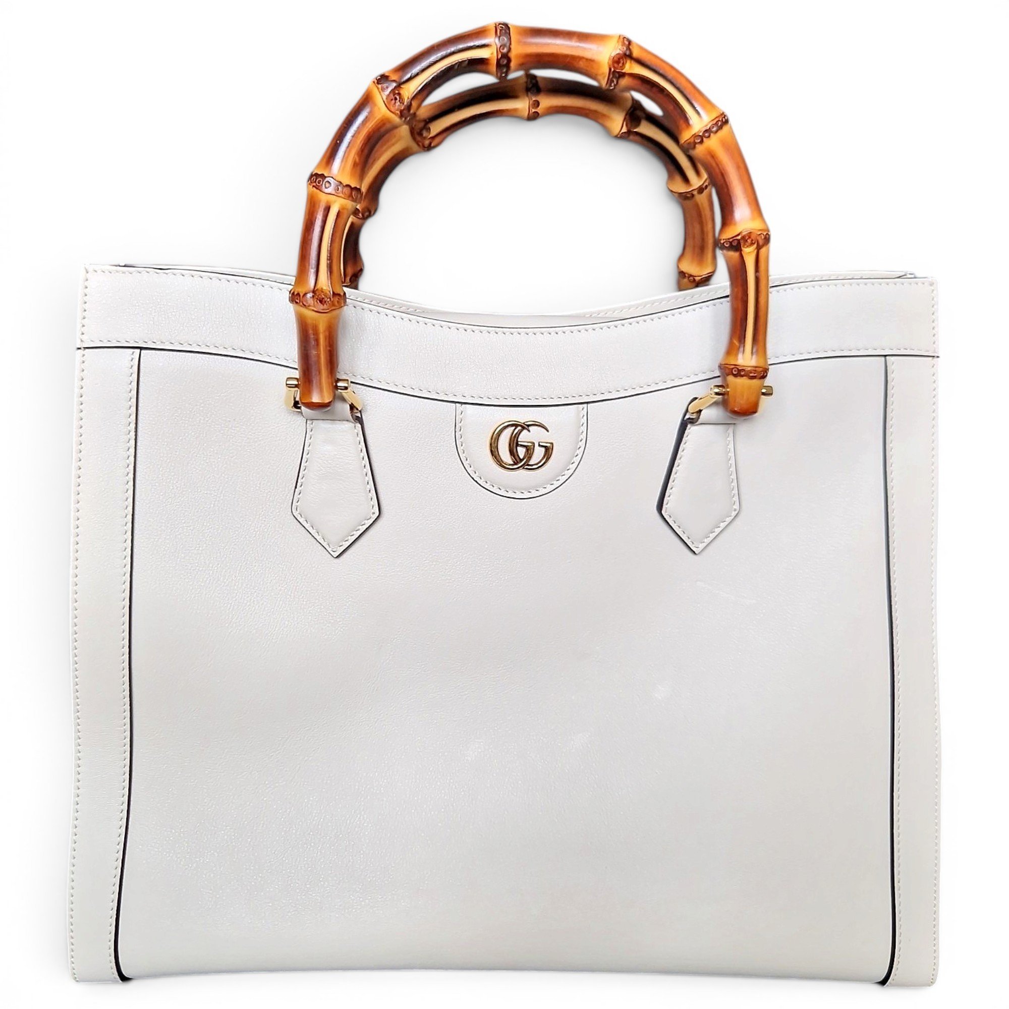 Diana Bamboo leather tote