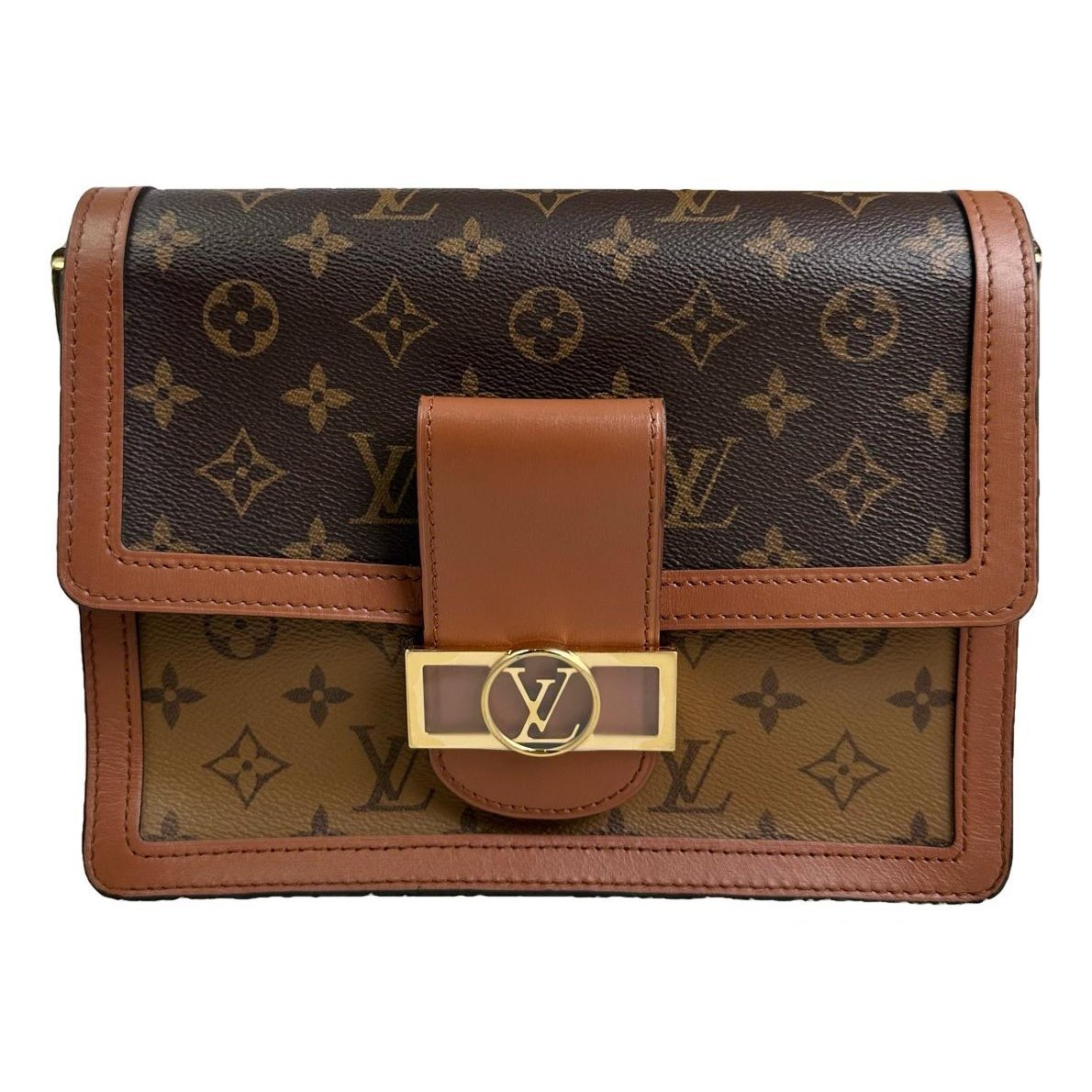 Dauphine leather handbag
