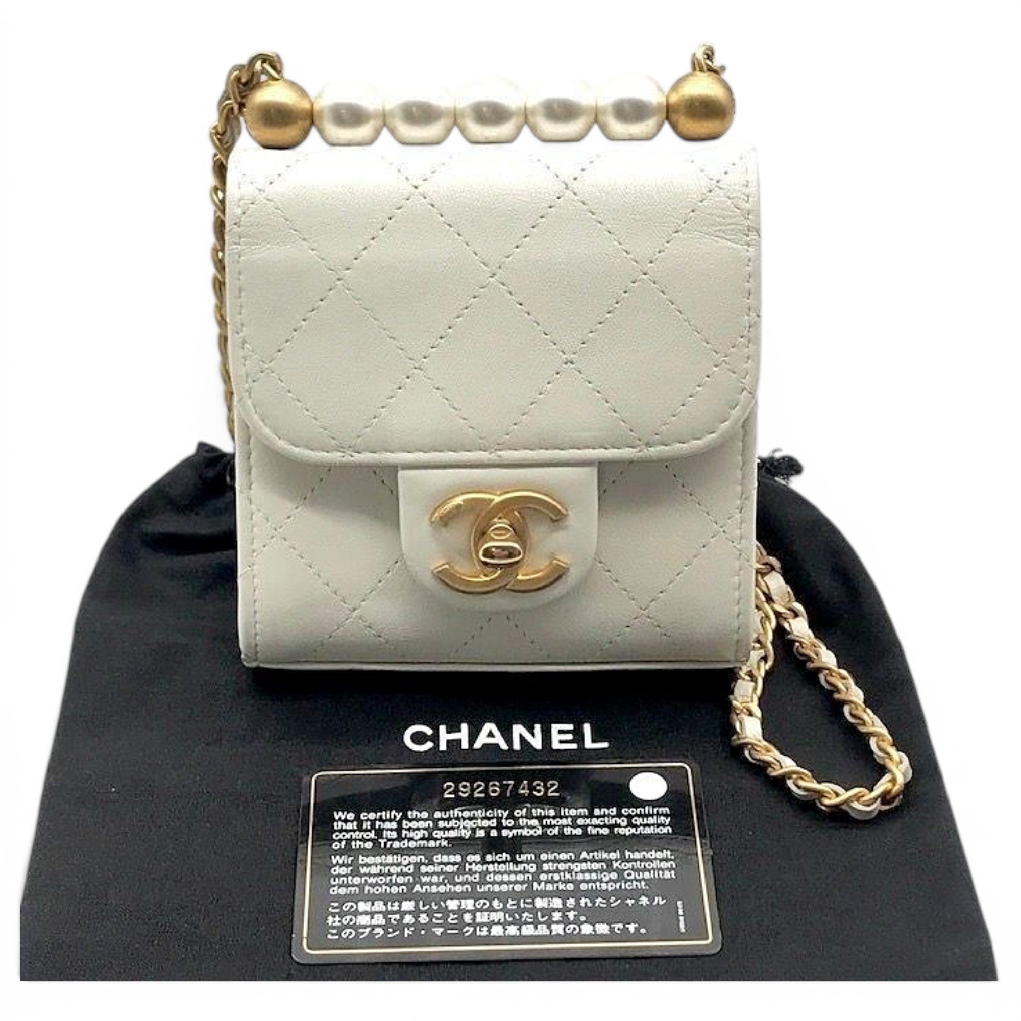 Pearl Bag leather handbag