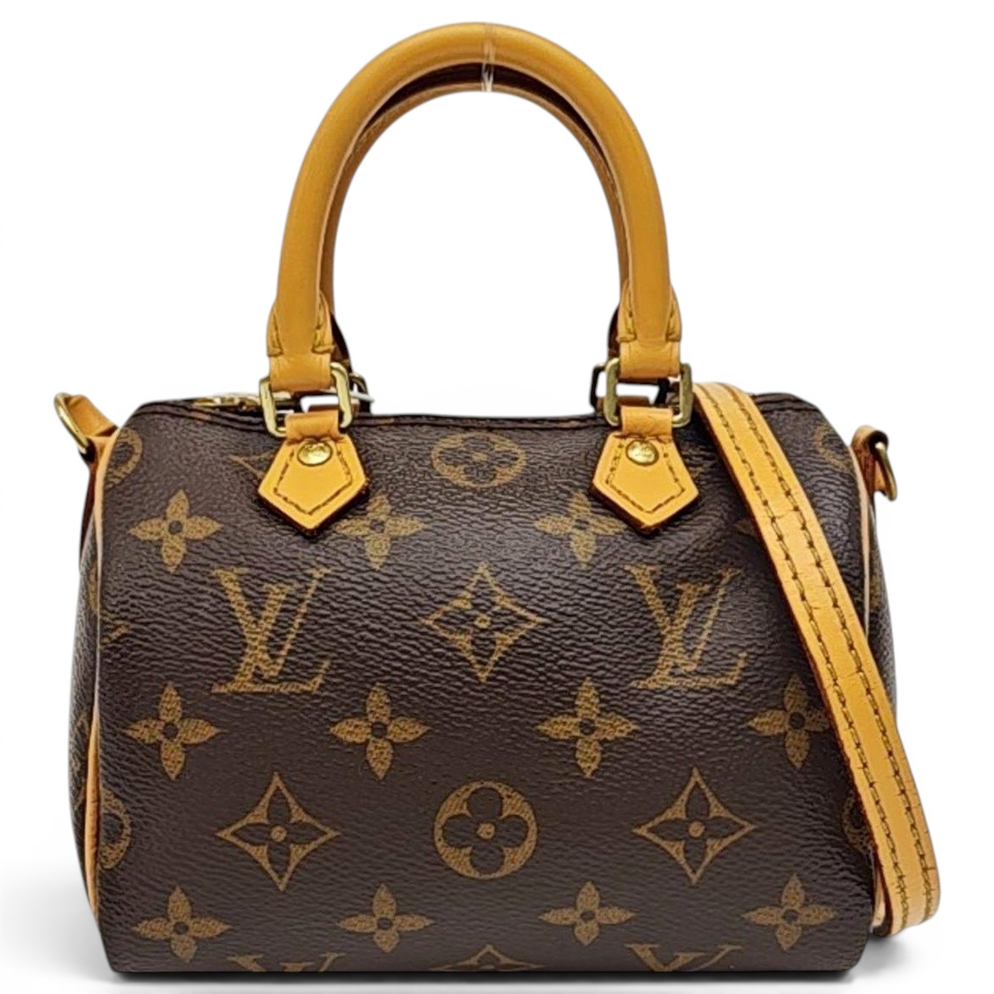 Nano Speedy / Mini HL leather handbag