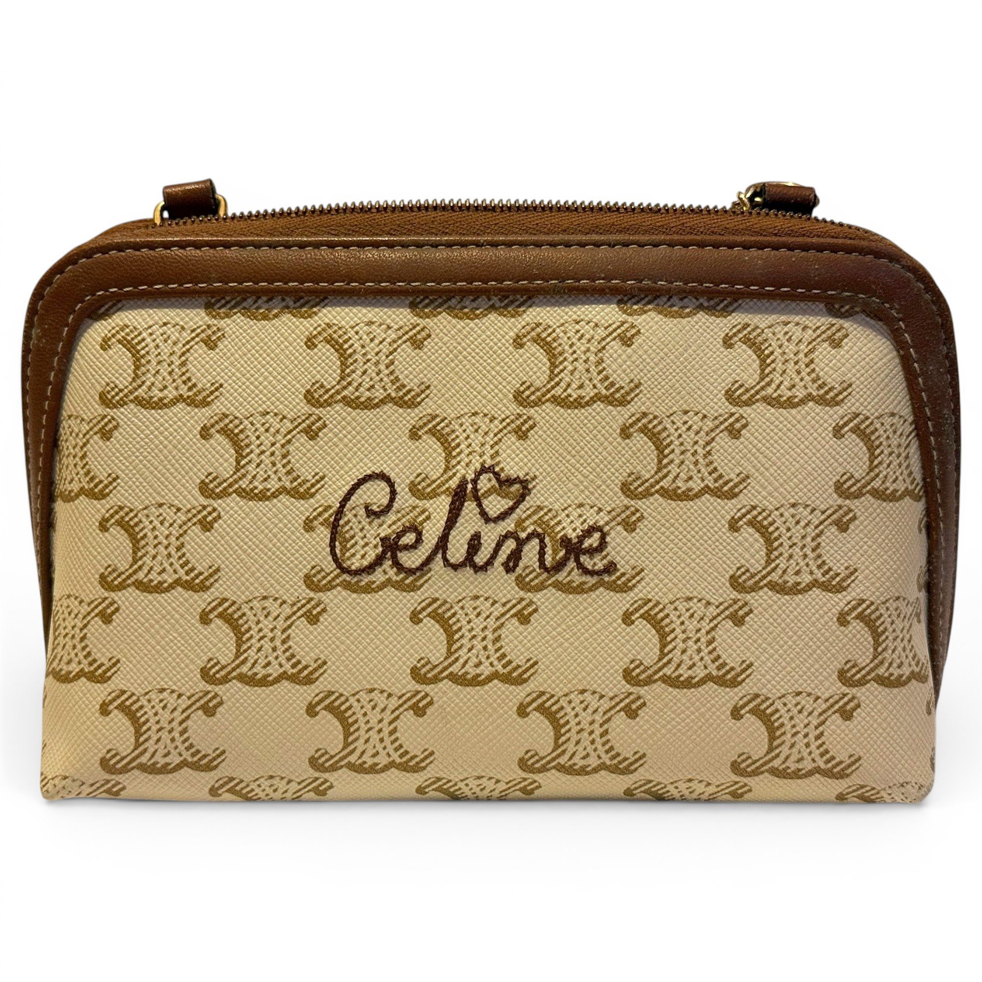 Vegan leather crossbody bag