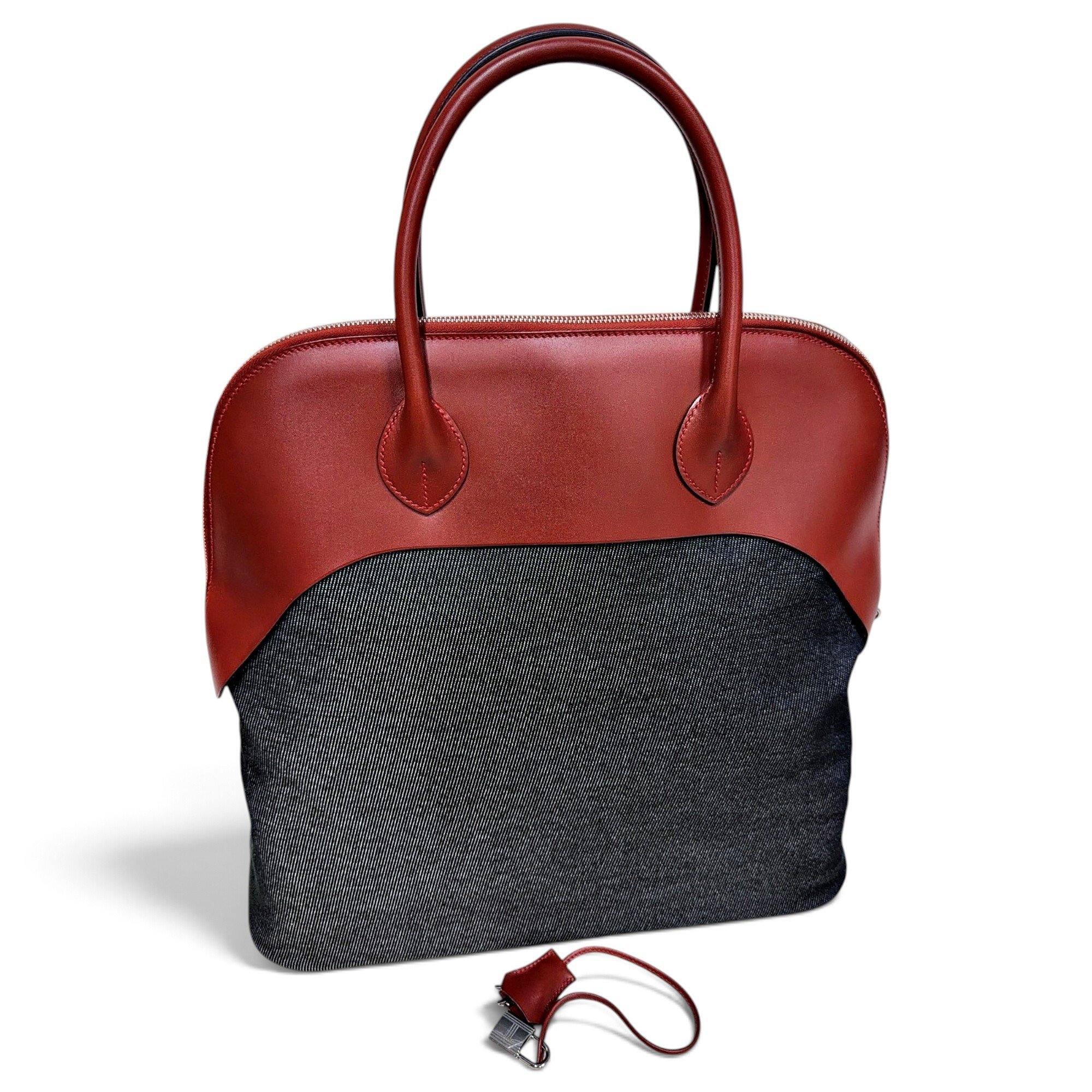Bolide leather handbag
