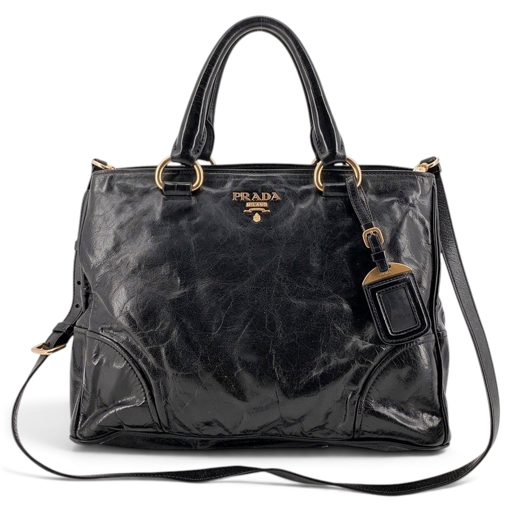 Leather tote