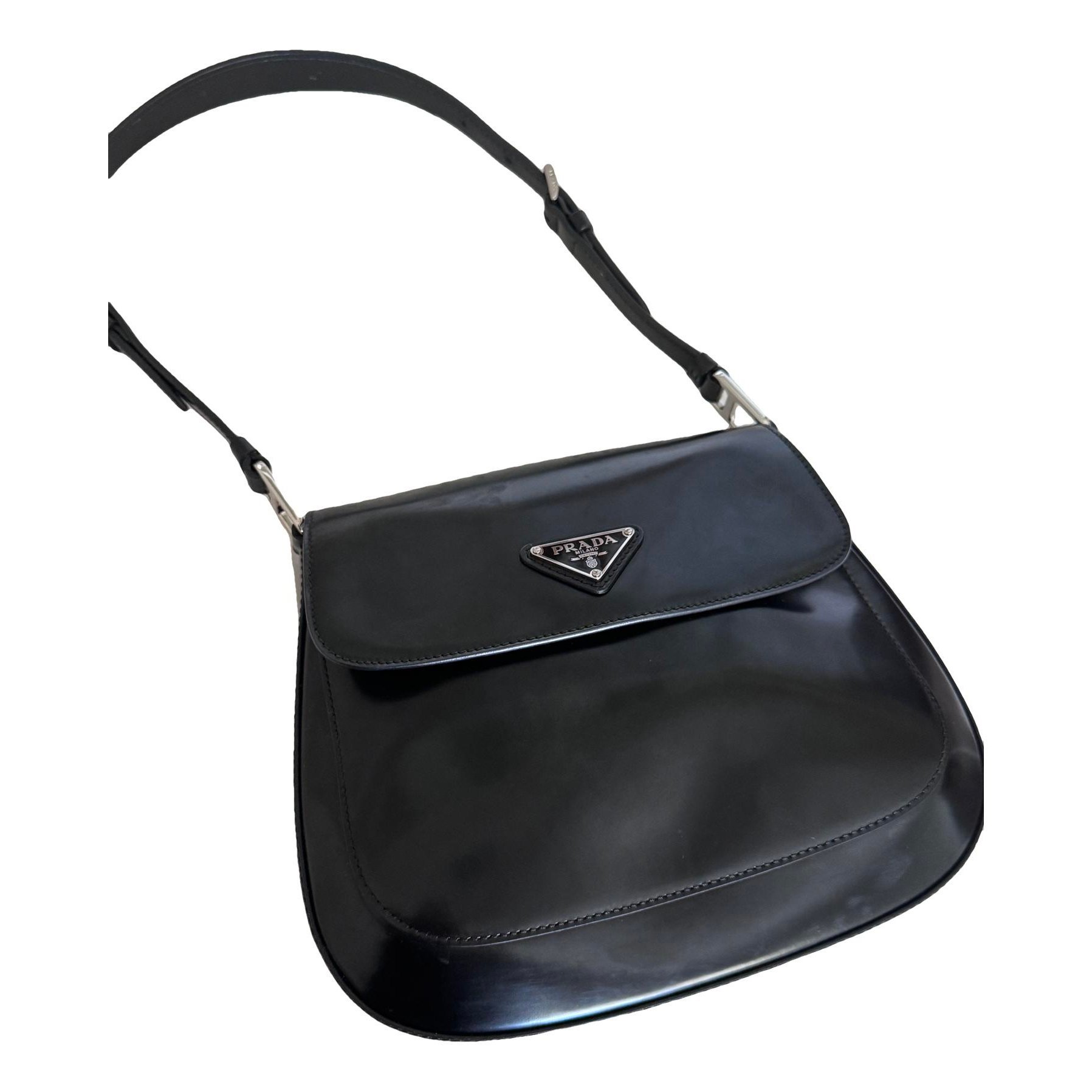 Cleo patent leather handbag