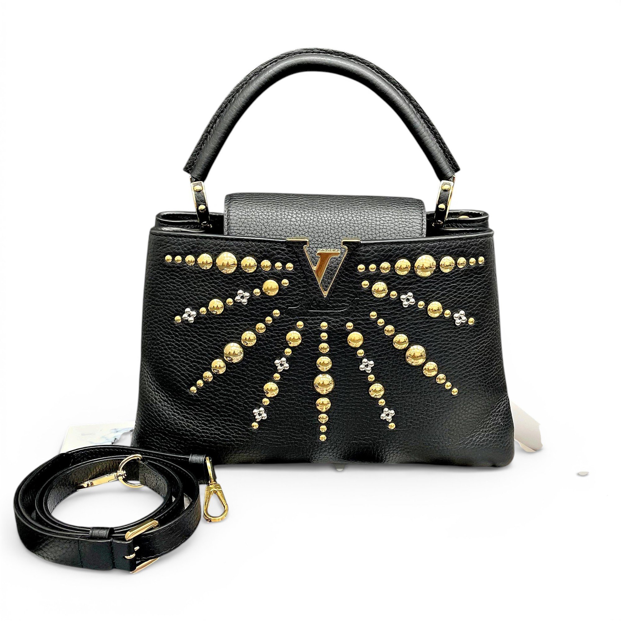 Capucines leather handbag