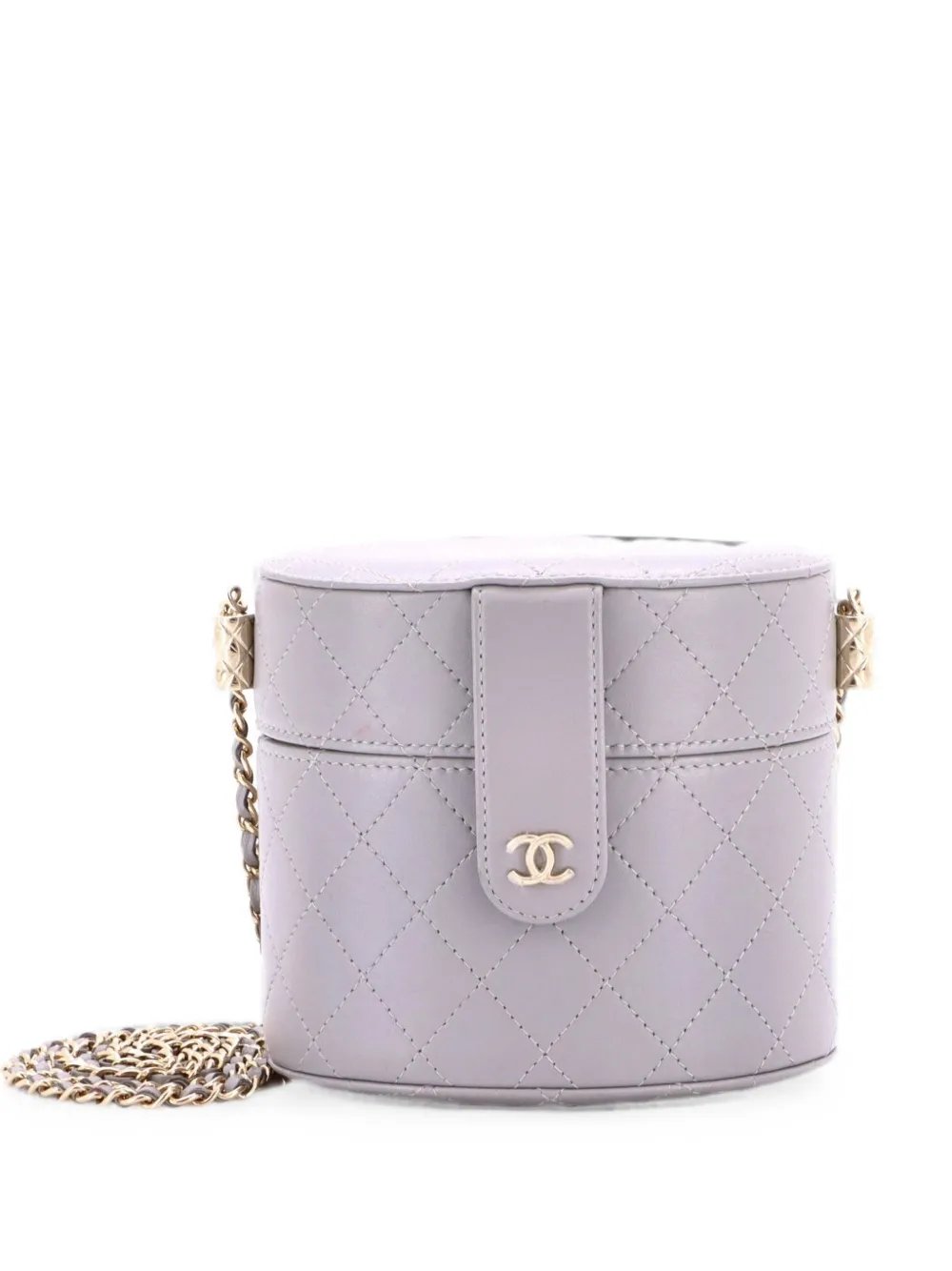 CC Allure Vanity Case with Chain Quilted Lambskin Small crossbody bag