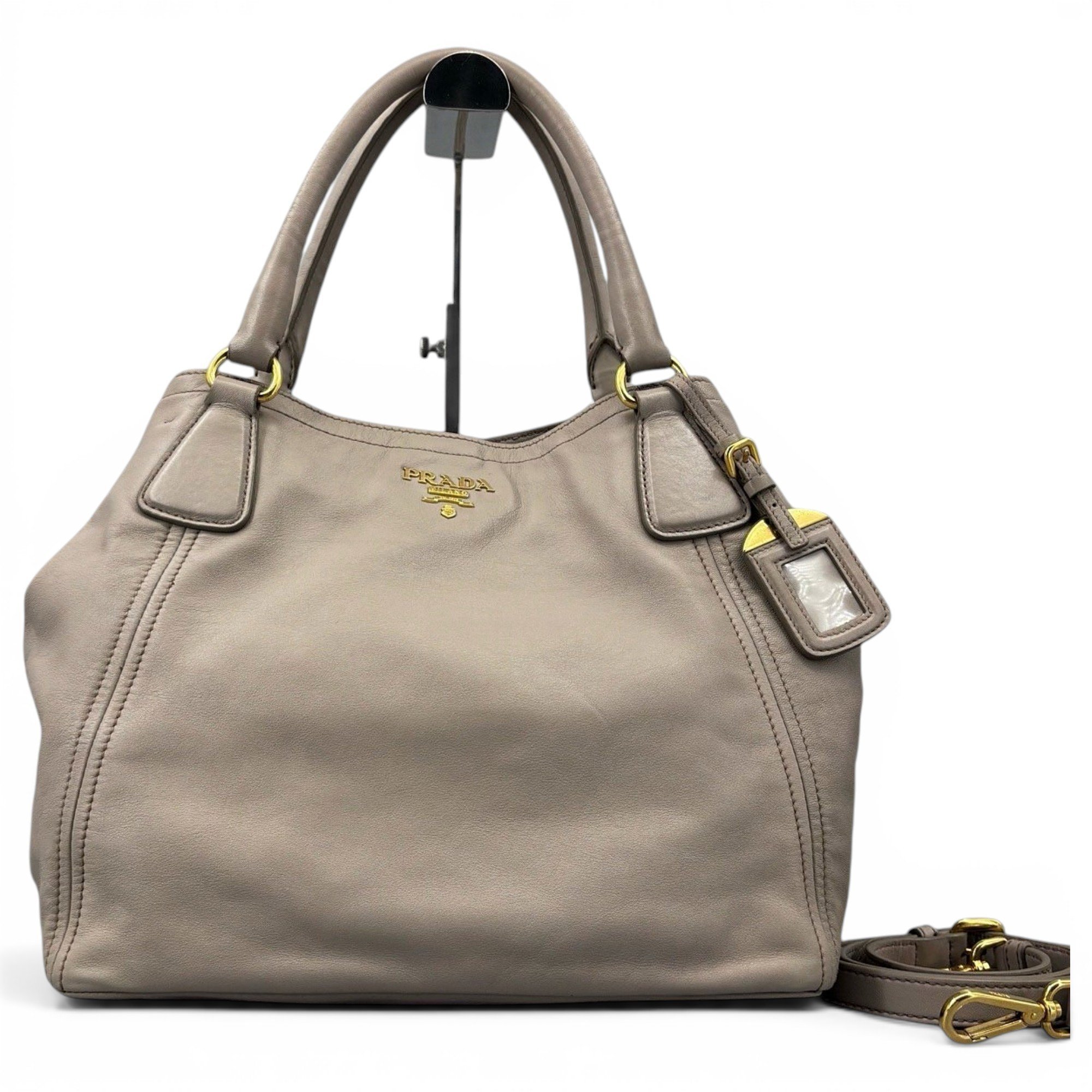 Leather handbag