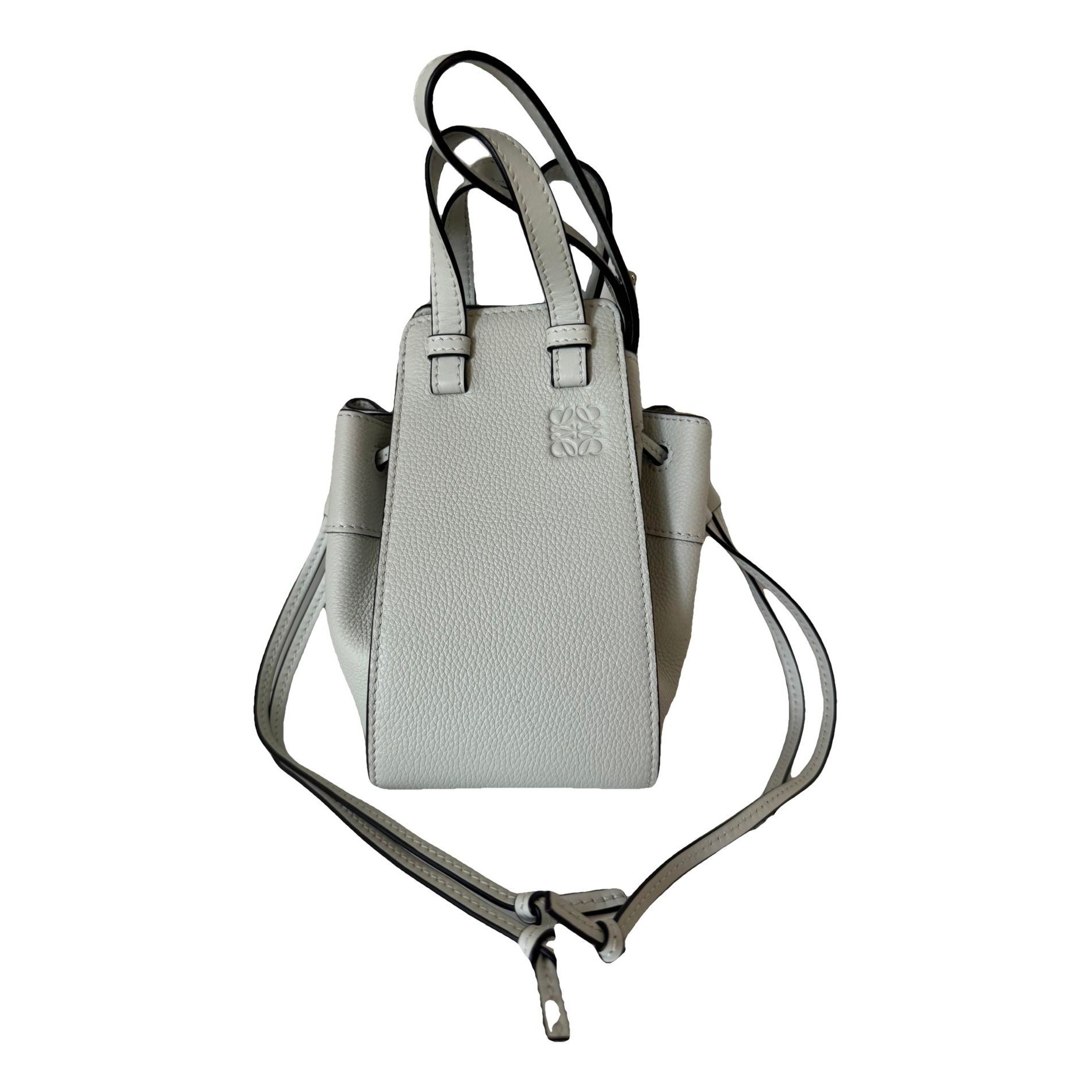 Hammock leather handbag