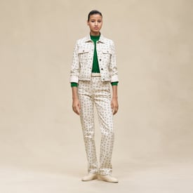 Pantalon droit imprimé « Porte-Bonheur Bandana »