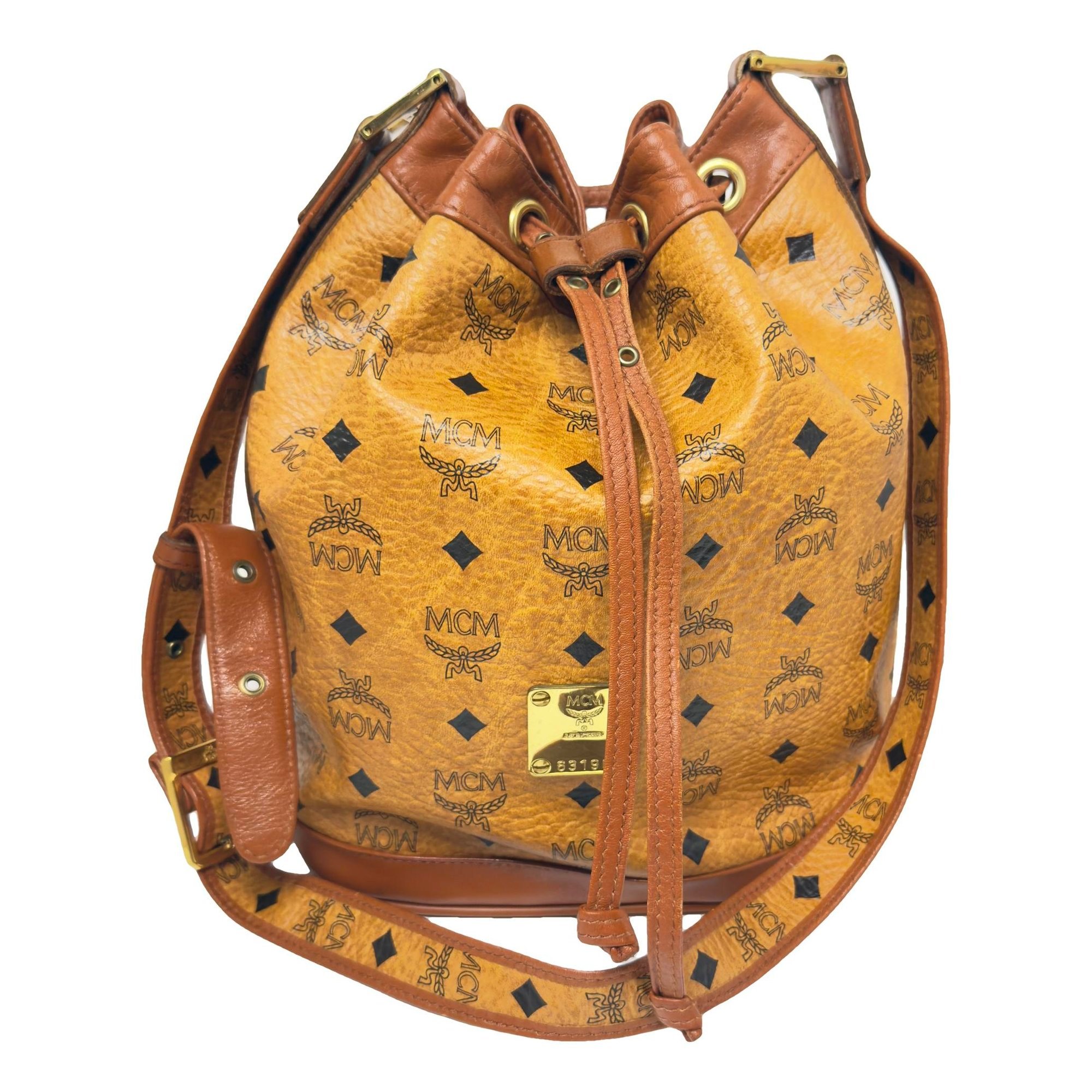 Heritage Drawstring leather satchel