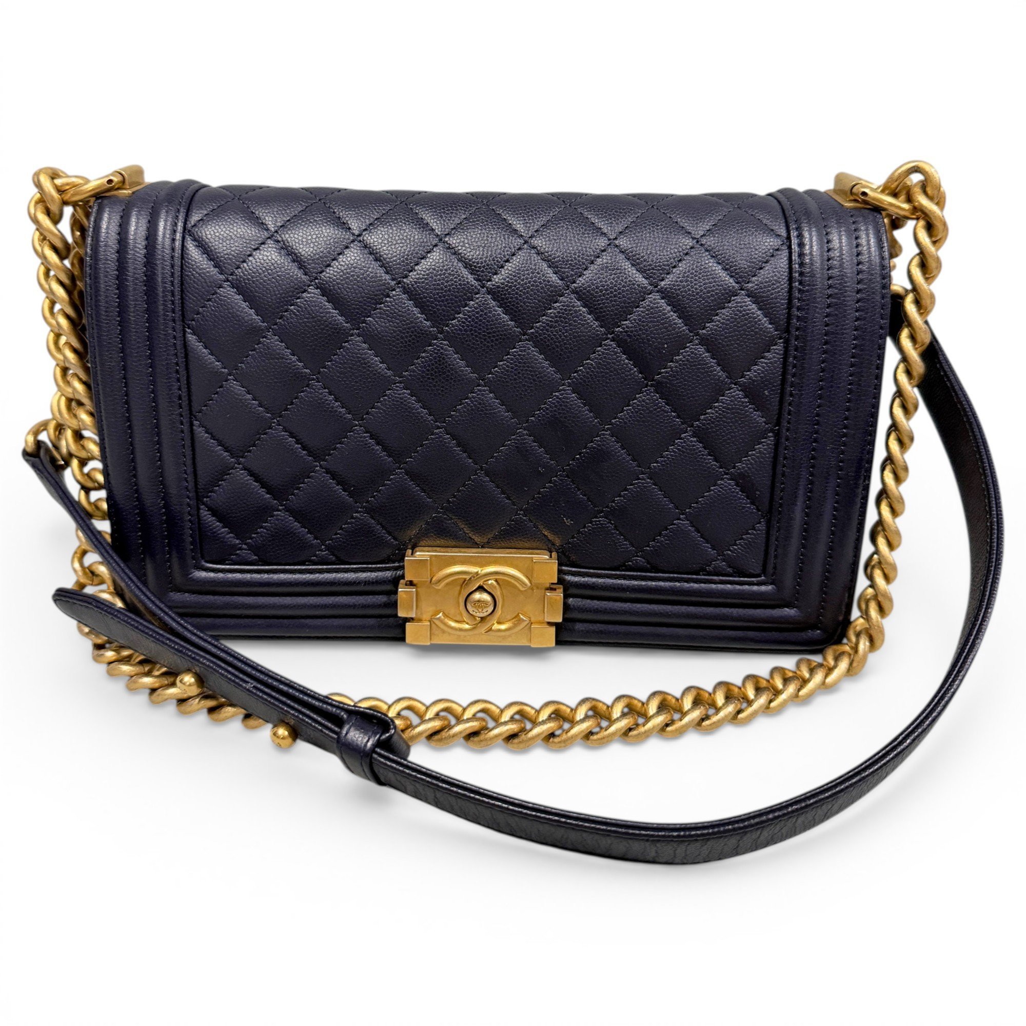Boy leather handbag