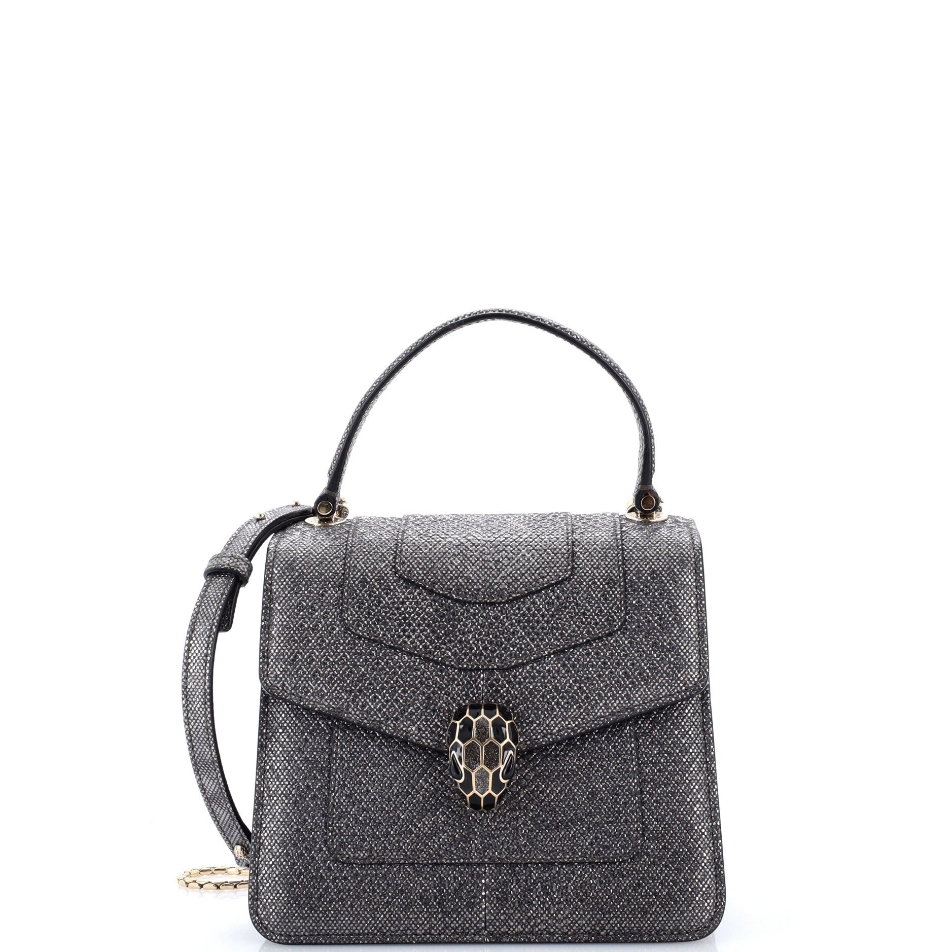 Serpenti Forever Top Handle Bag Karung Small