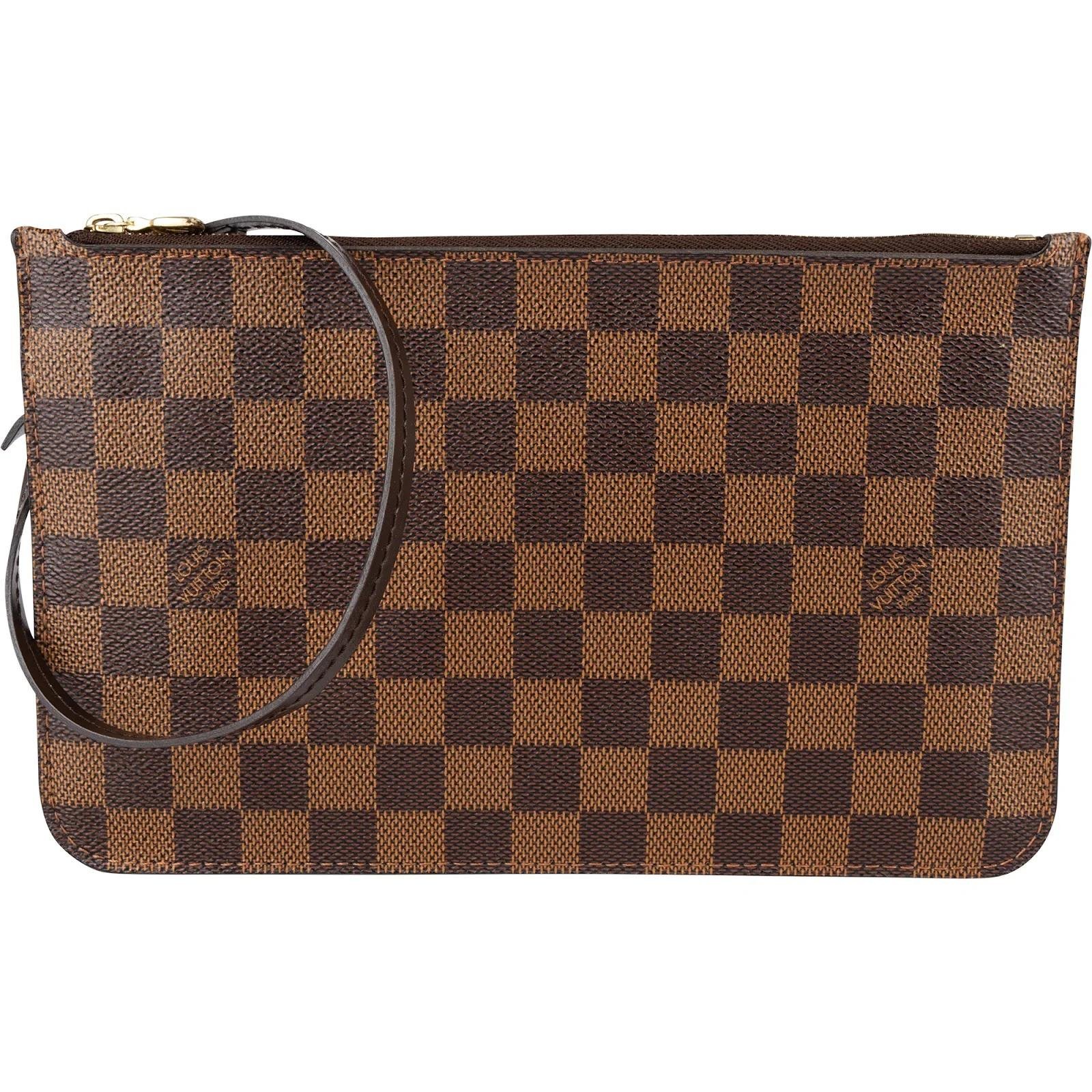 Neverfull cloth clutch bag