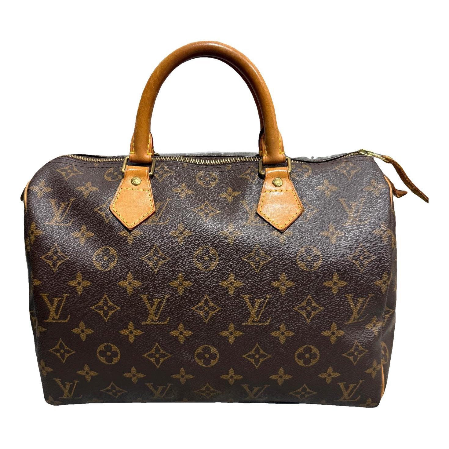 Speedy leather handbag