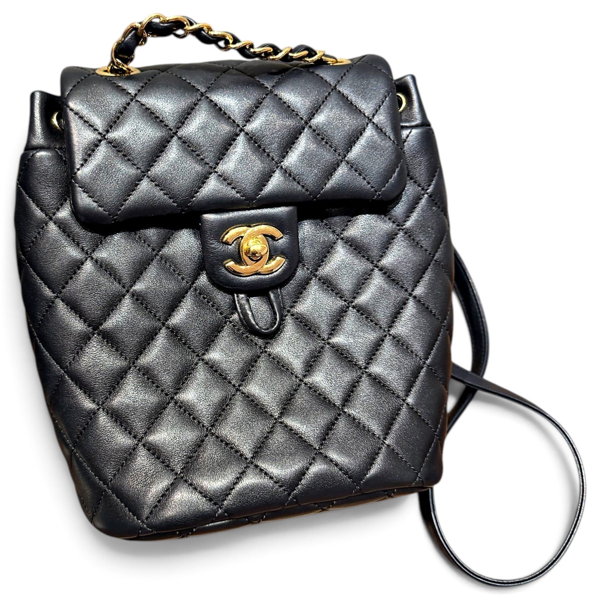 Leather backpack