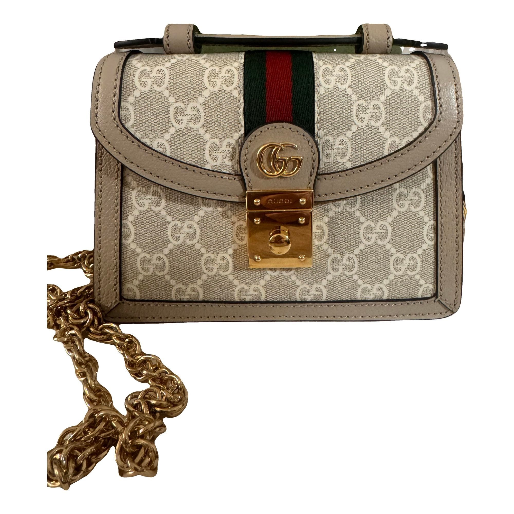 Ophidia Flap Top Handle leather crossbody bag